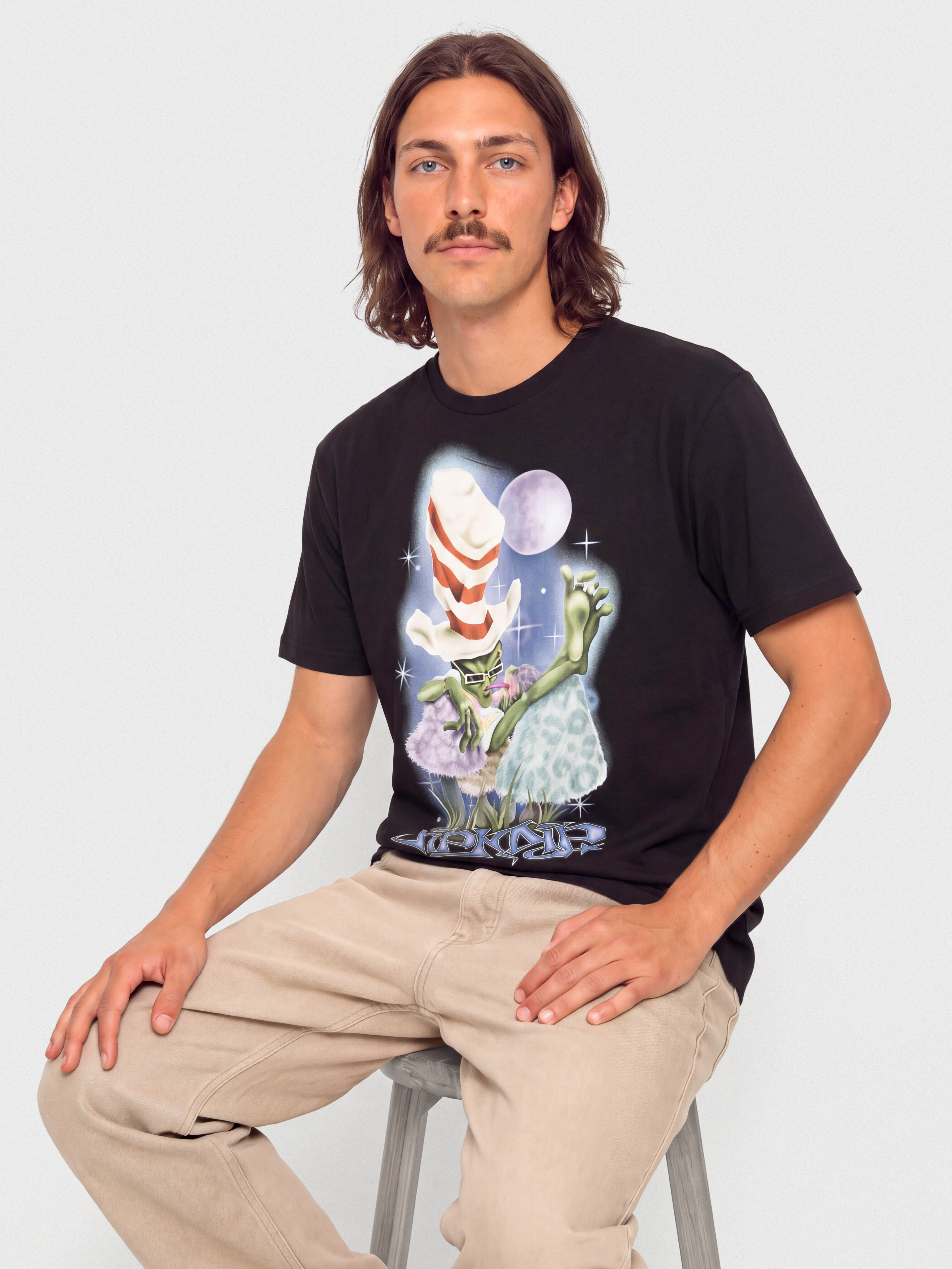 Тениска RipNDip Big Poe (black)
