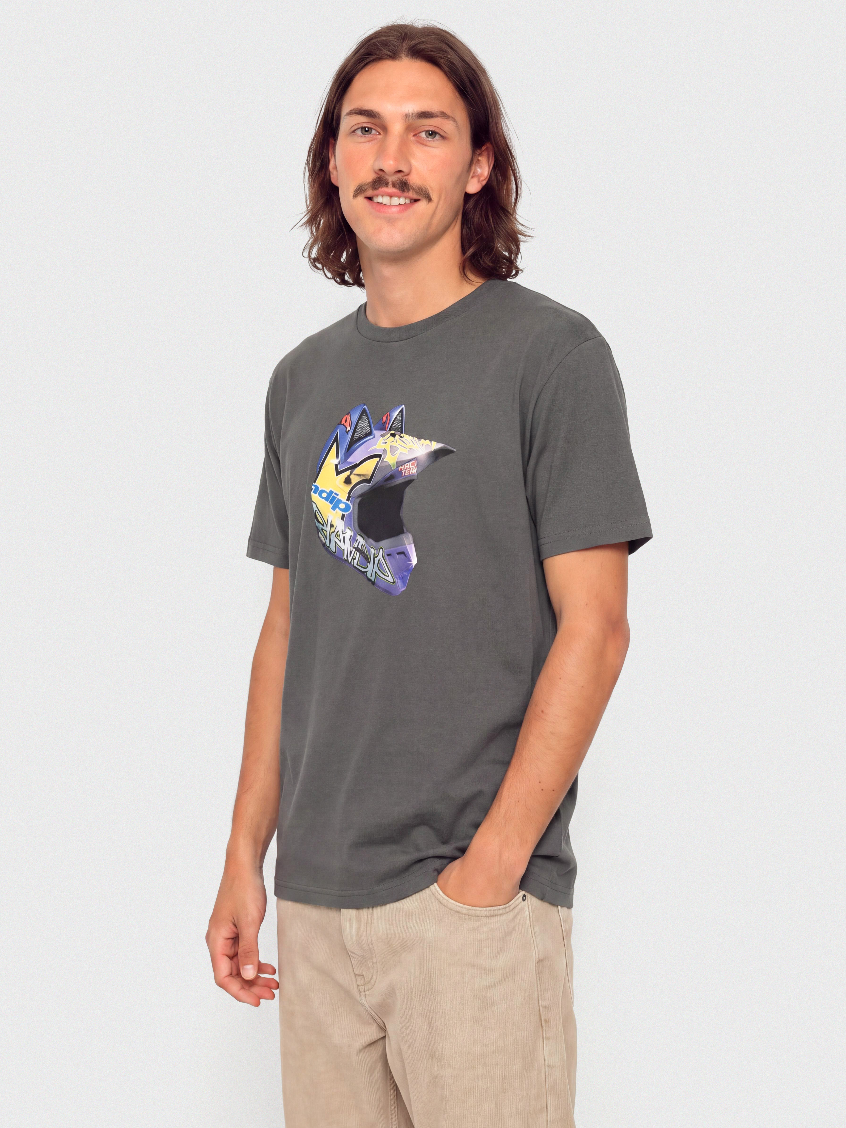 Тениска RipNDip First Place (charcoal)