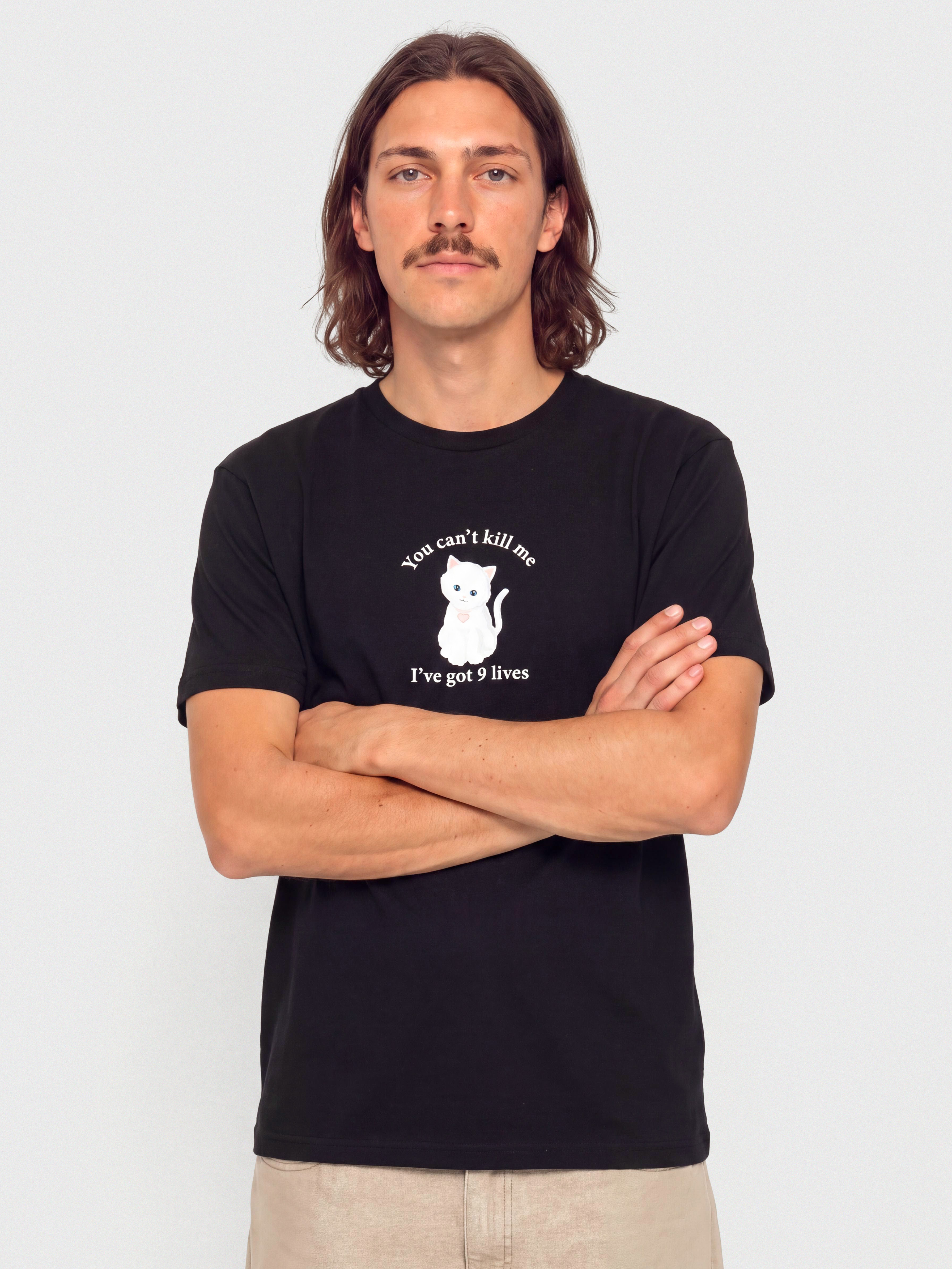 Тениска RipNDip 9 Lives (black)