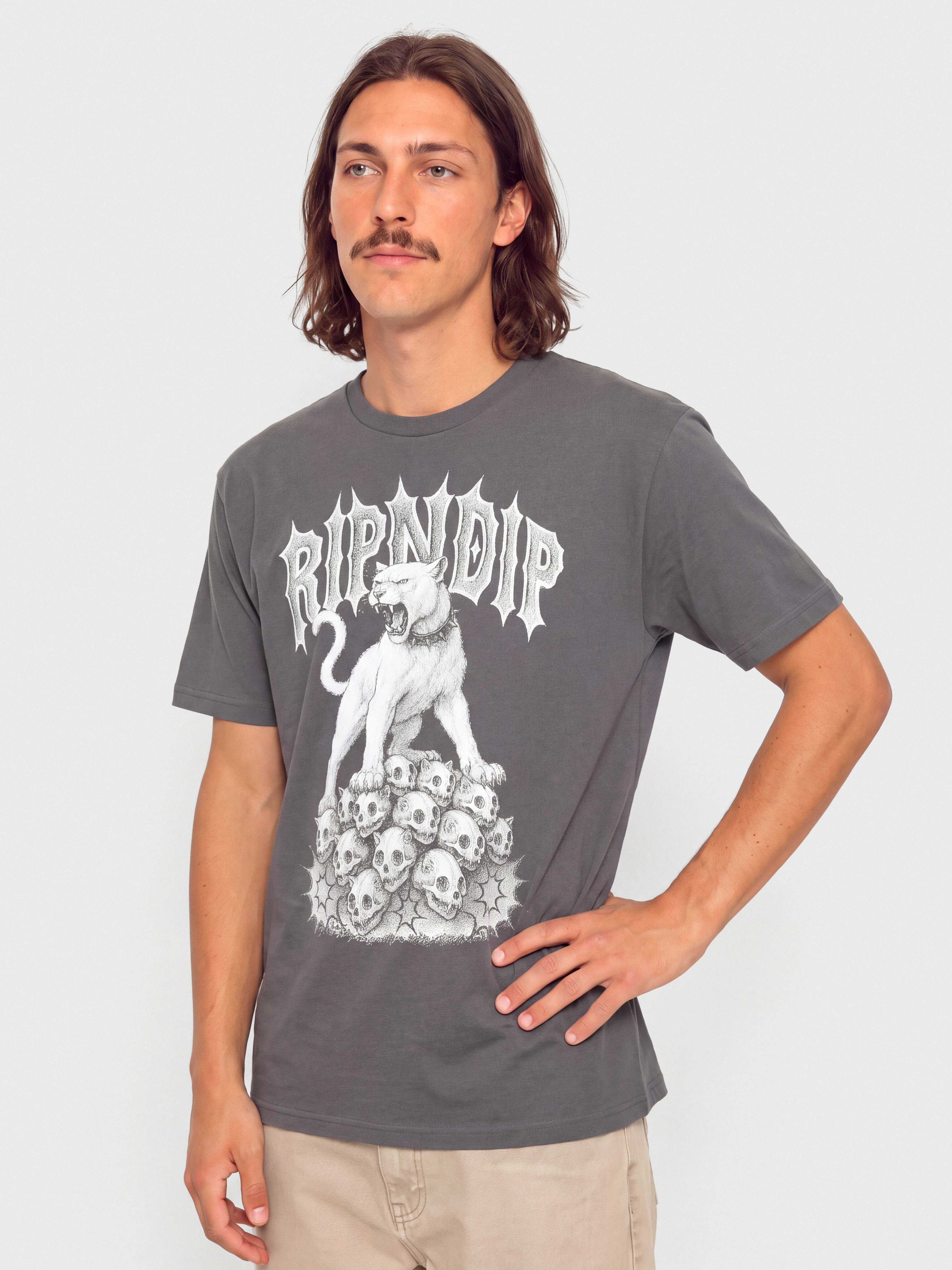 Тениска RipNDip Wasteland (charcoal)