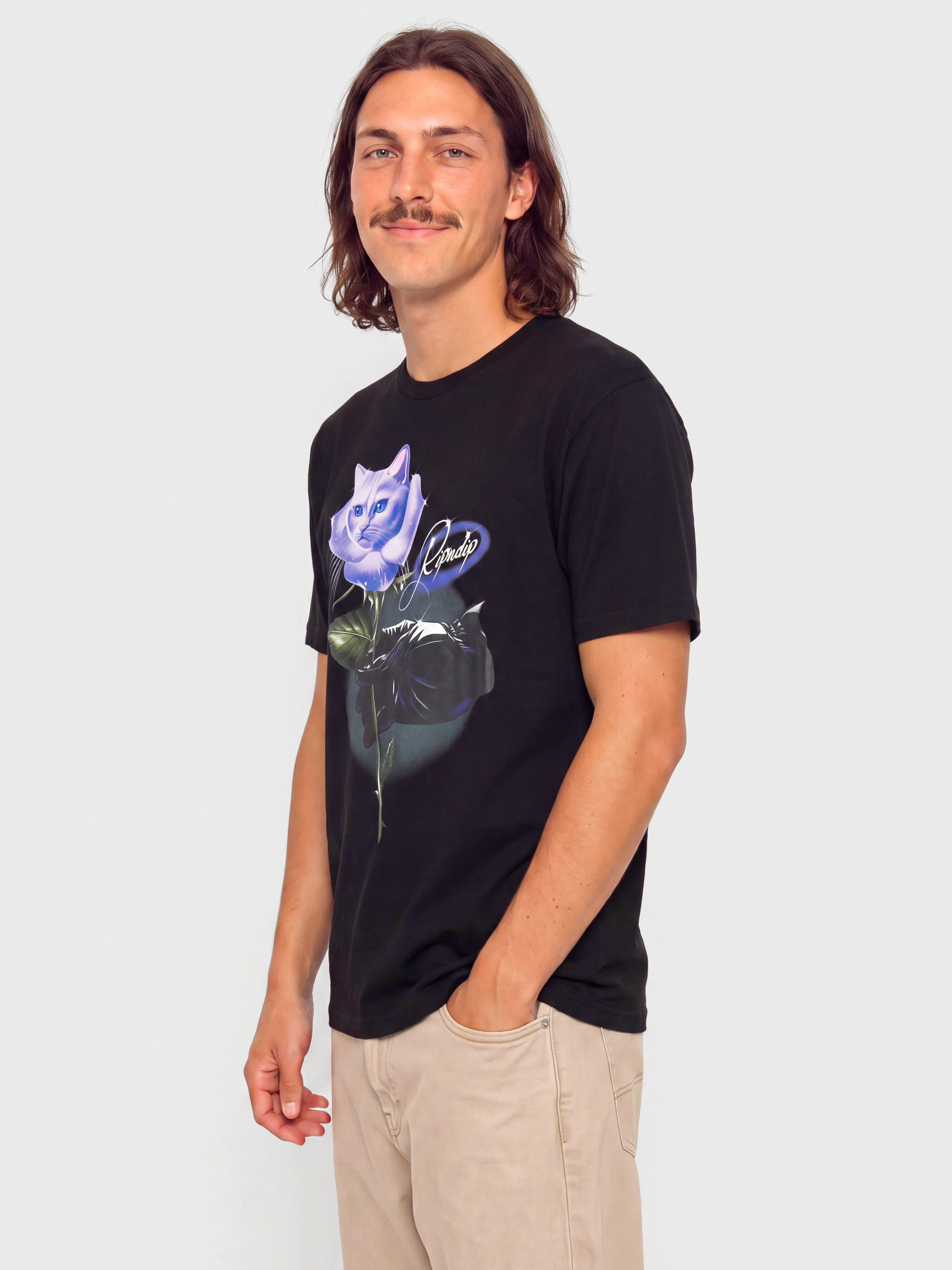 Тениска RipNDip Rose (black)