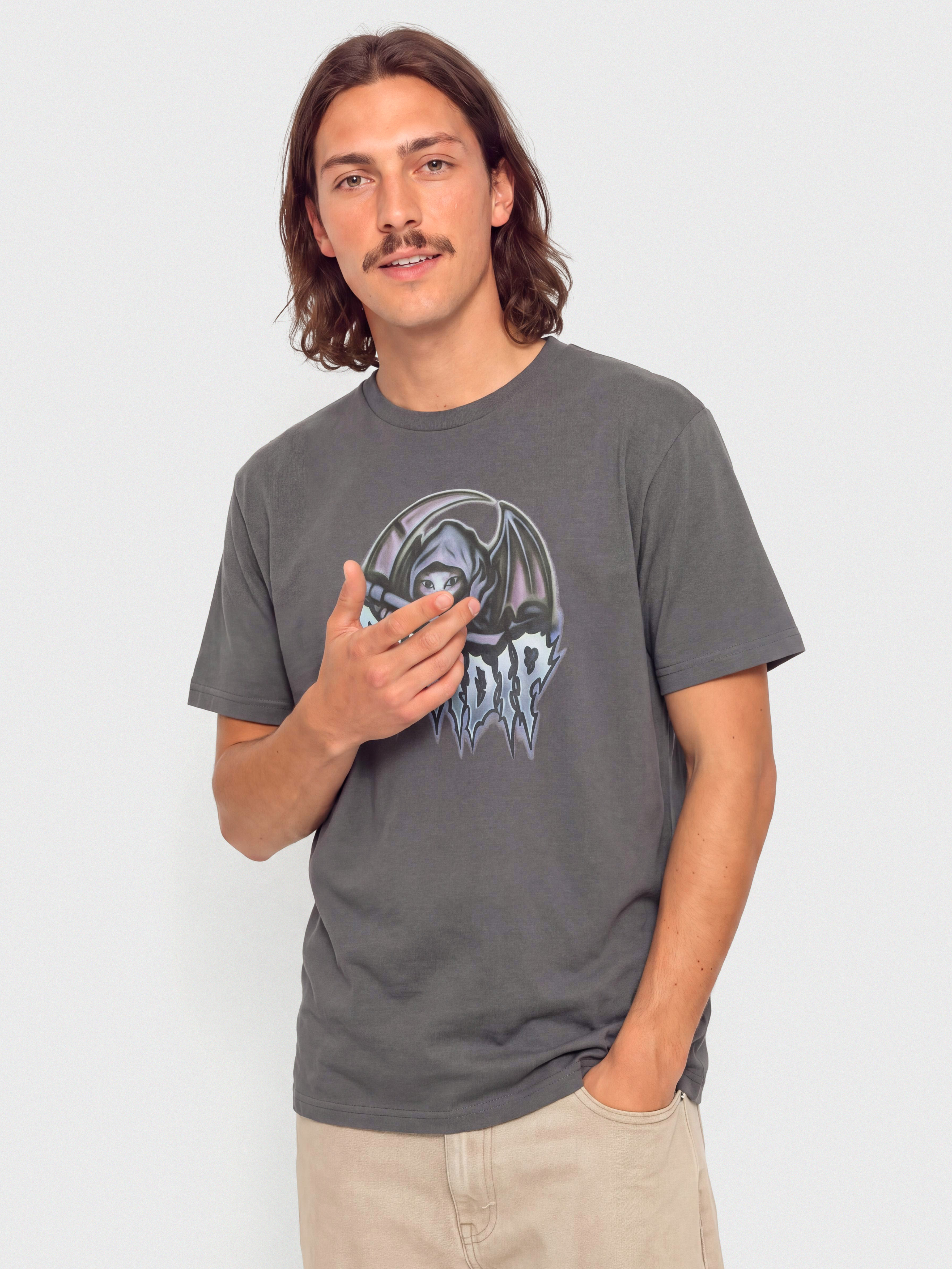 Тениска RipNDip Out Of Time (charcoal)