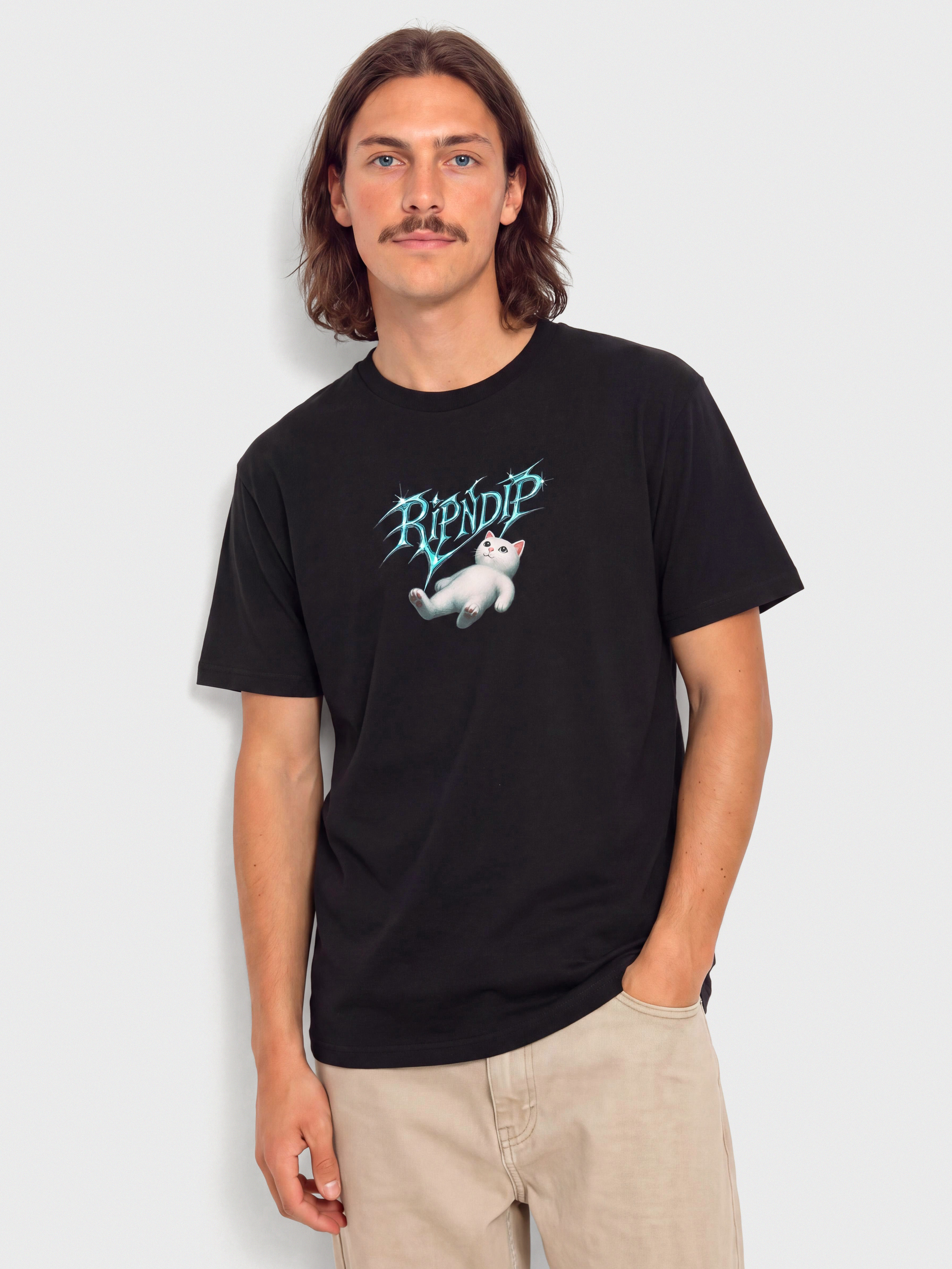 Тениска RipNDip Space Vision (black wash)