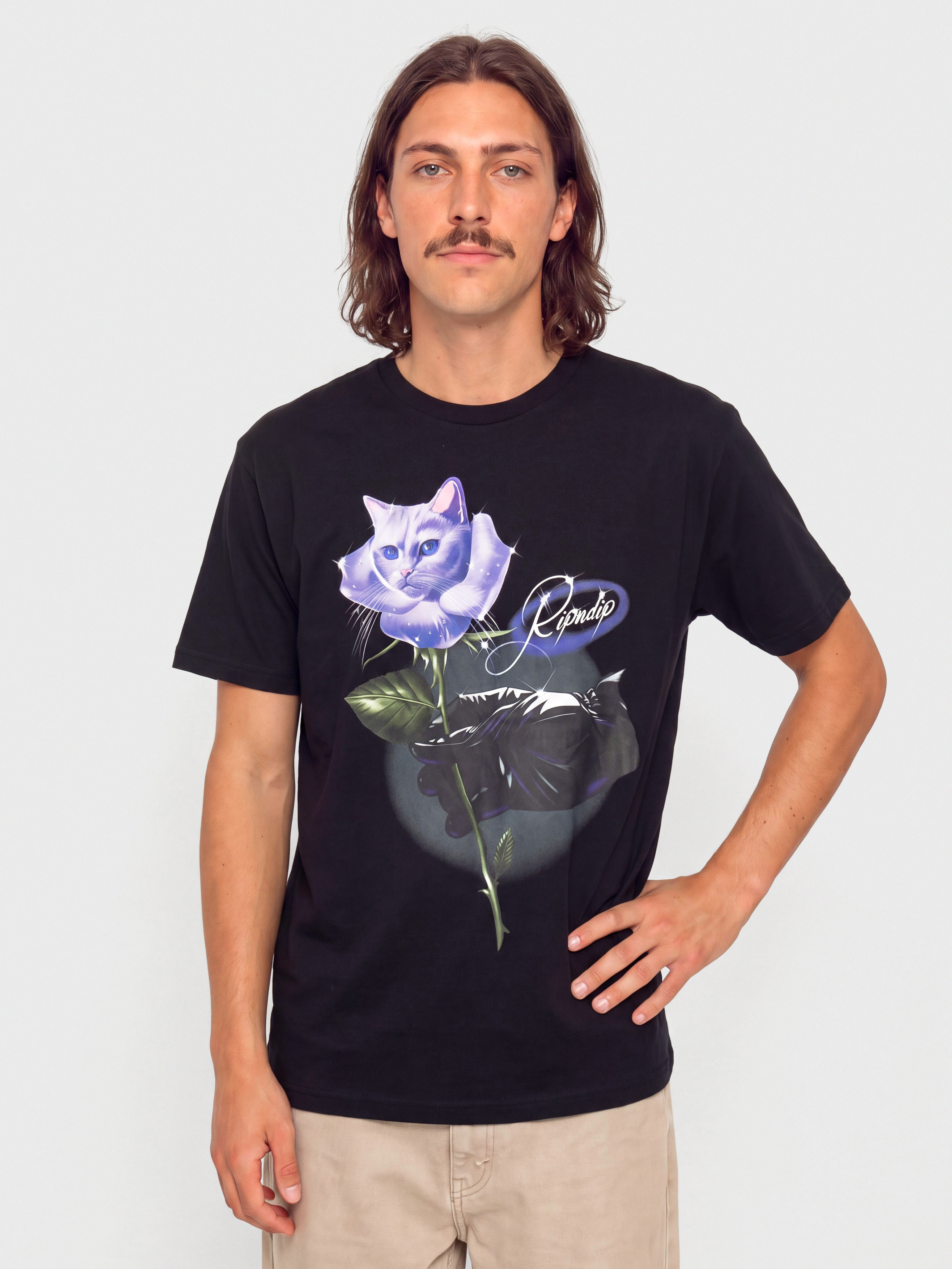 Тениска RipNDip Rose (black)