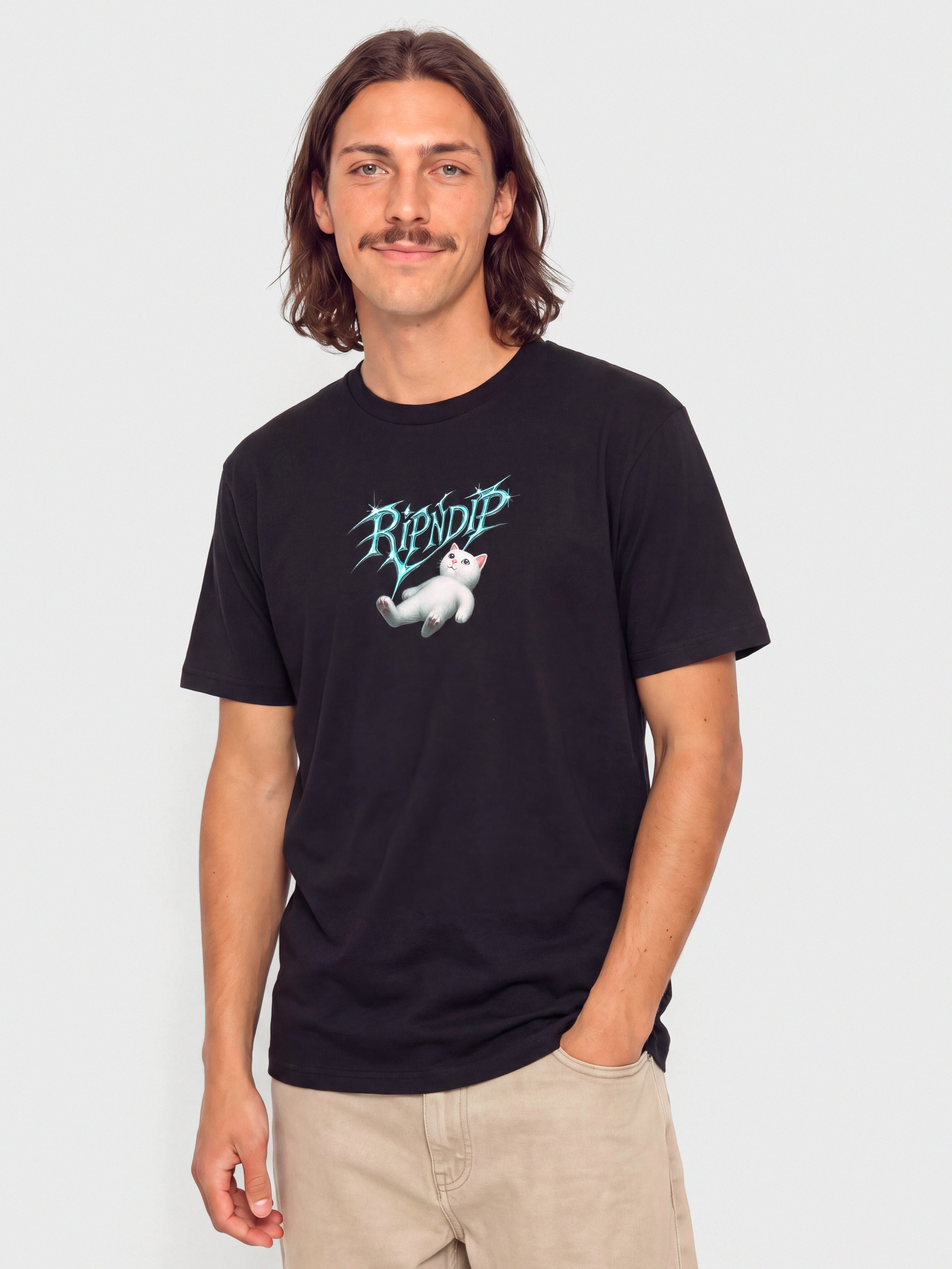 Тениска RipNDip Space Vision (black wash)