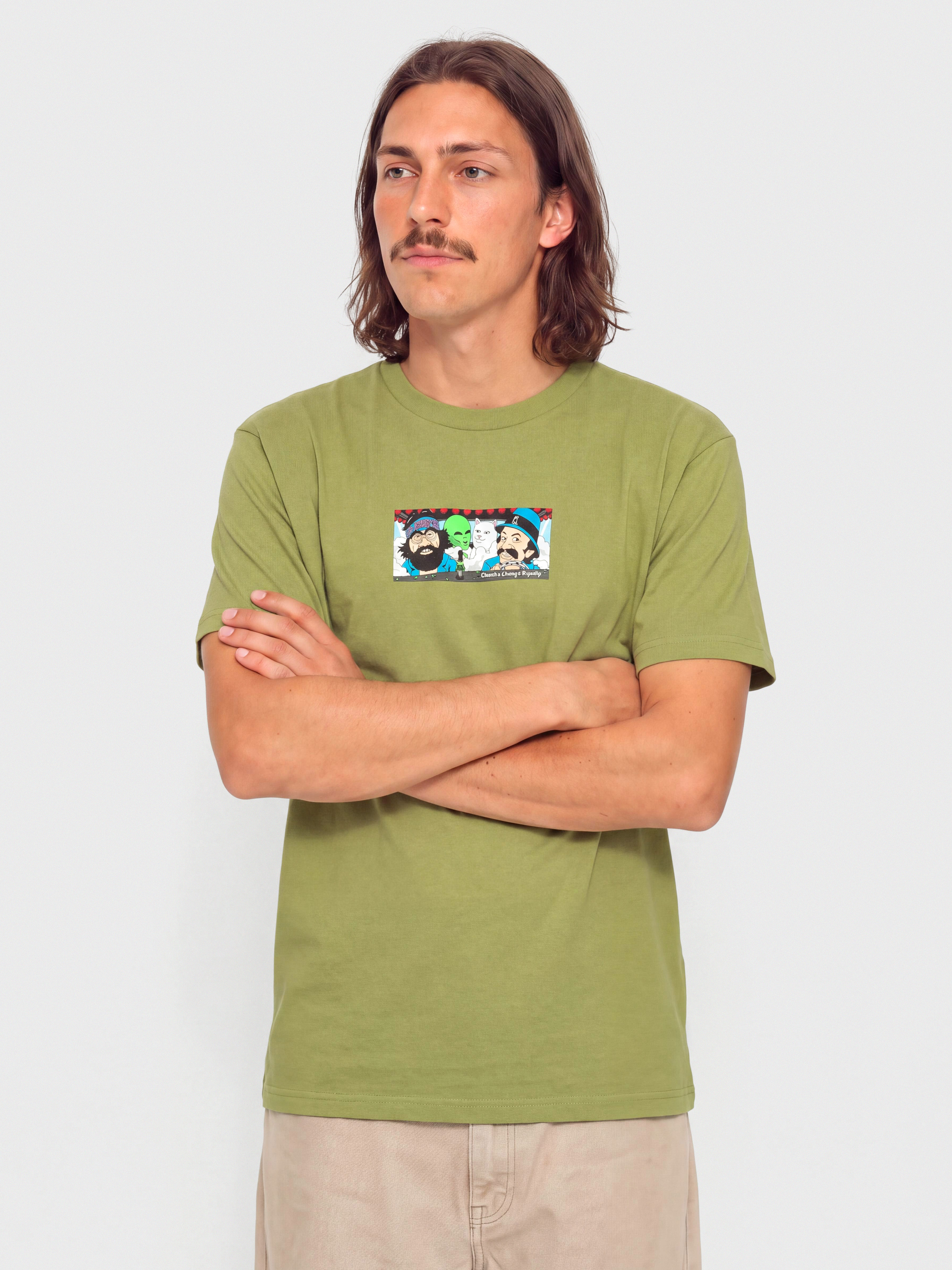 Тениска RipNDip Riders (light forest)