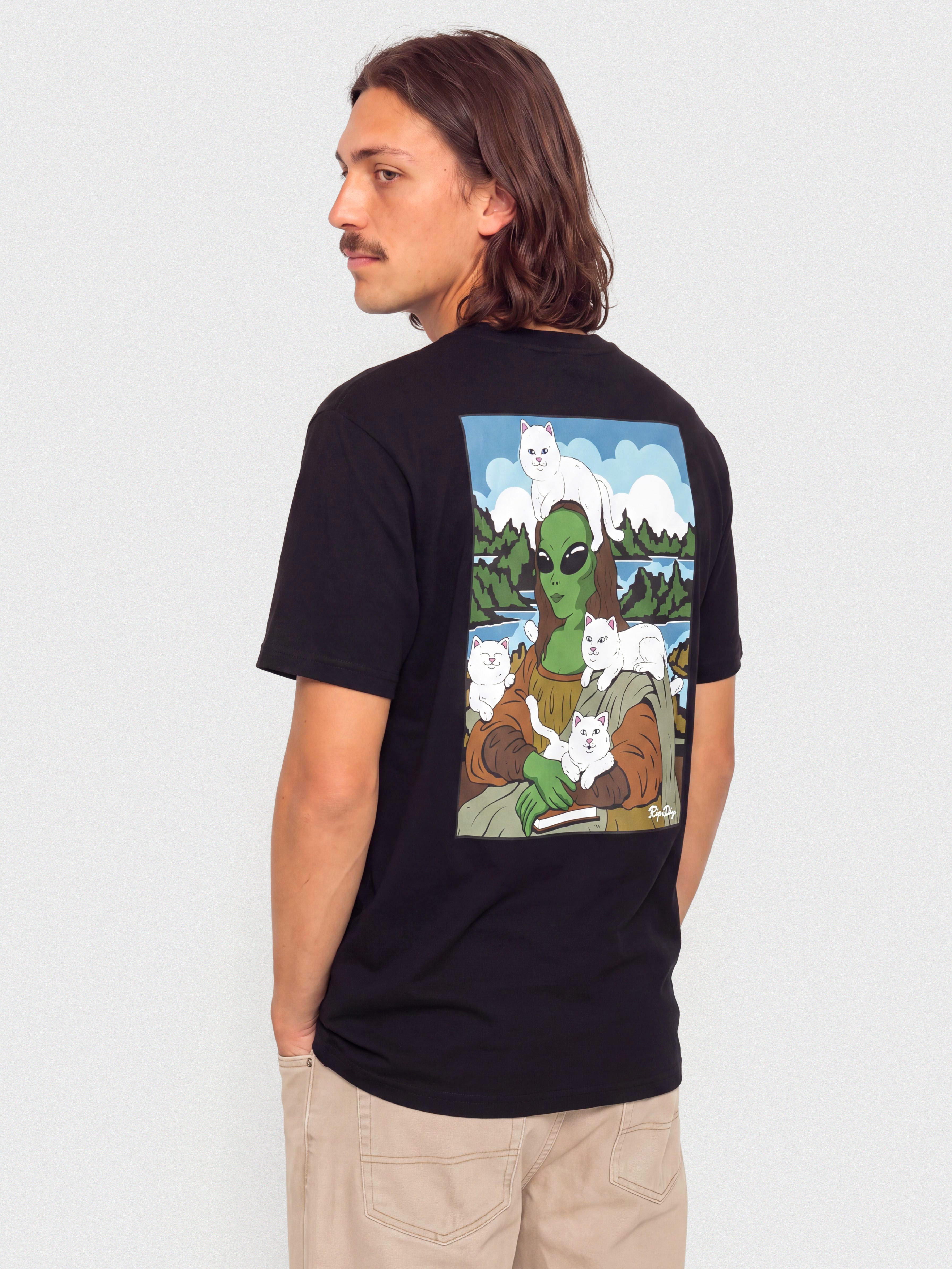 Тениска RipNDip Here All Along (black)