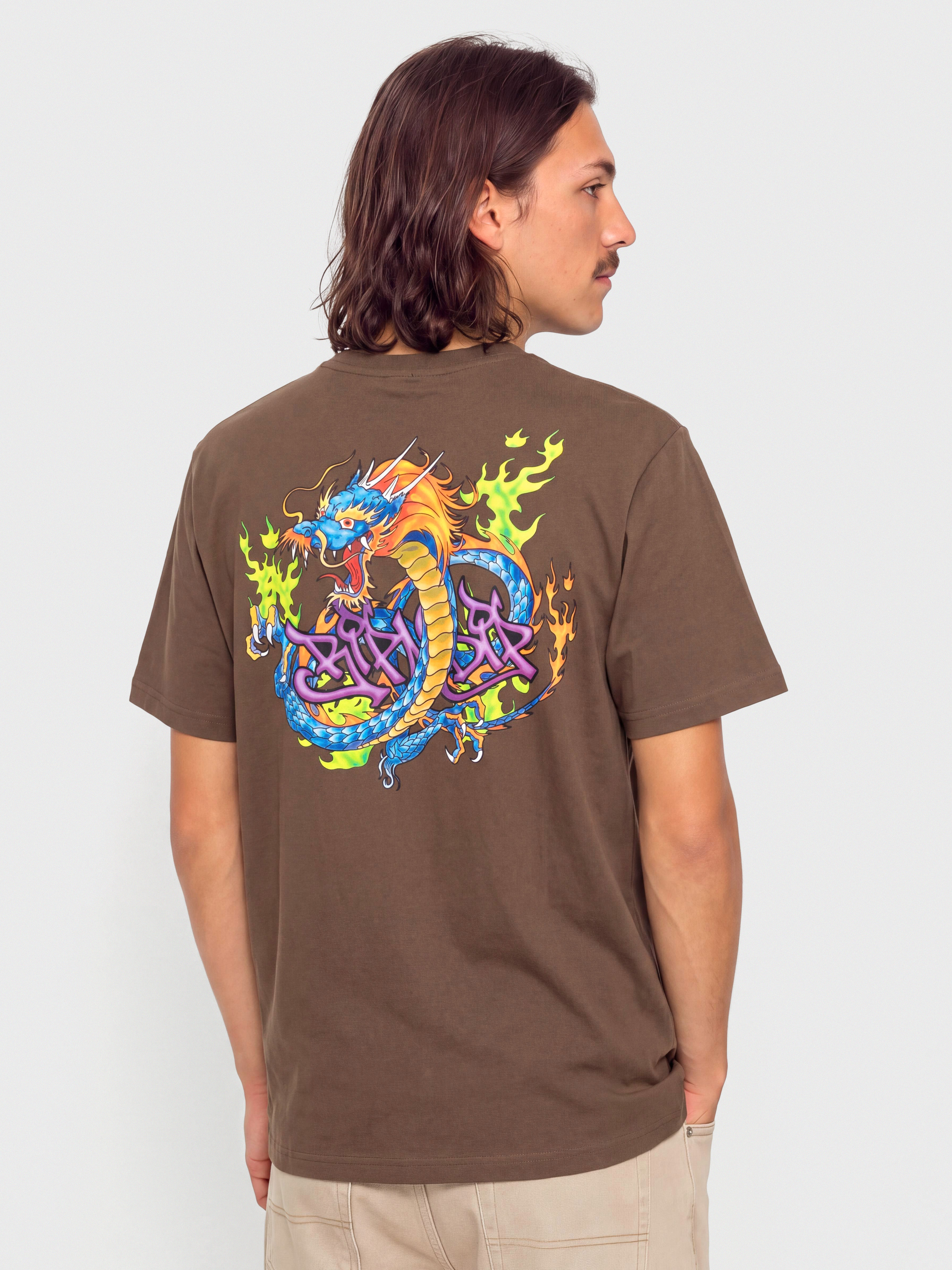 Тениска RipNDip Dragonology (dark brown)