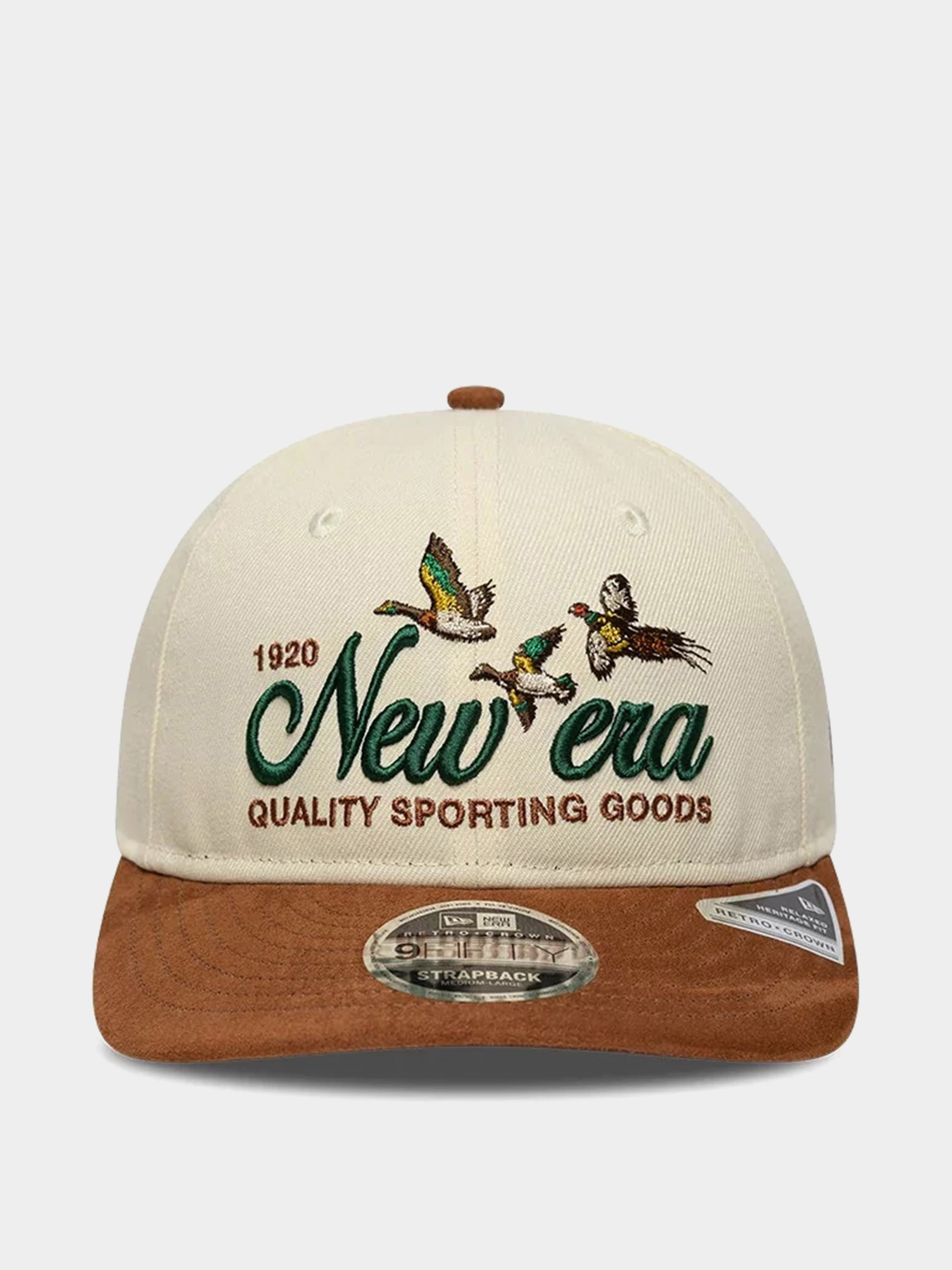 Шапка с козирка New Era Suede Pc 9Fifty Rc (light cream/brown)
