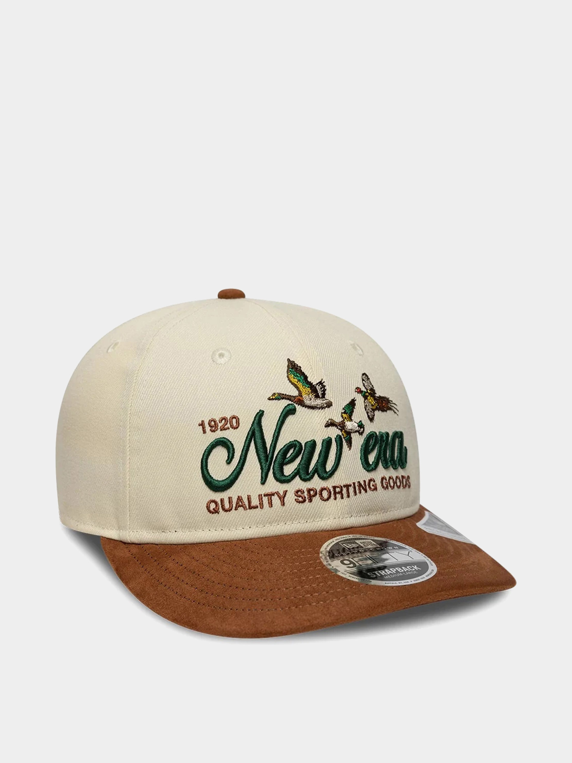 Шапка с козирка New Era Suede Pc 9Fifty Rc (light cream/brown)