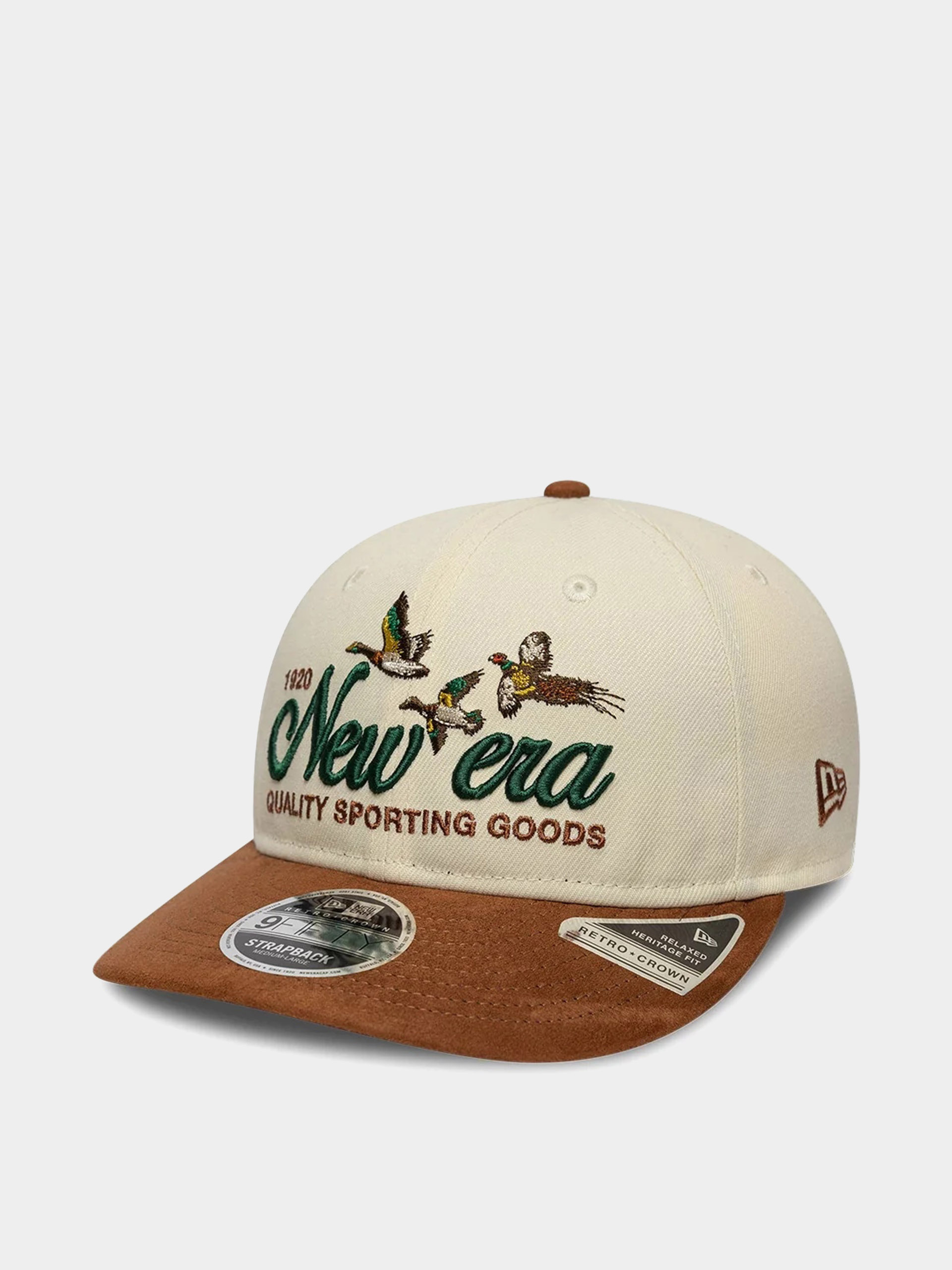 Шапка с козирка New Era Suede Pc 9Fifty Rc (light cream/brown)