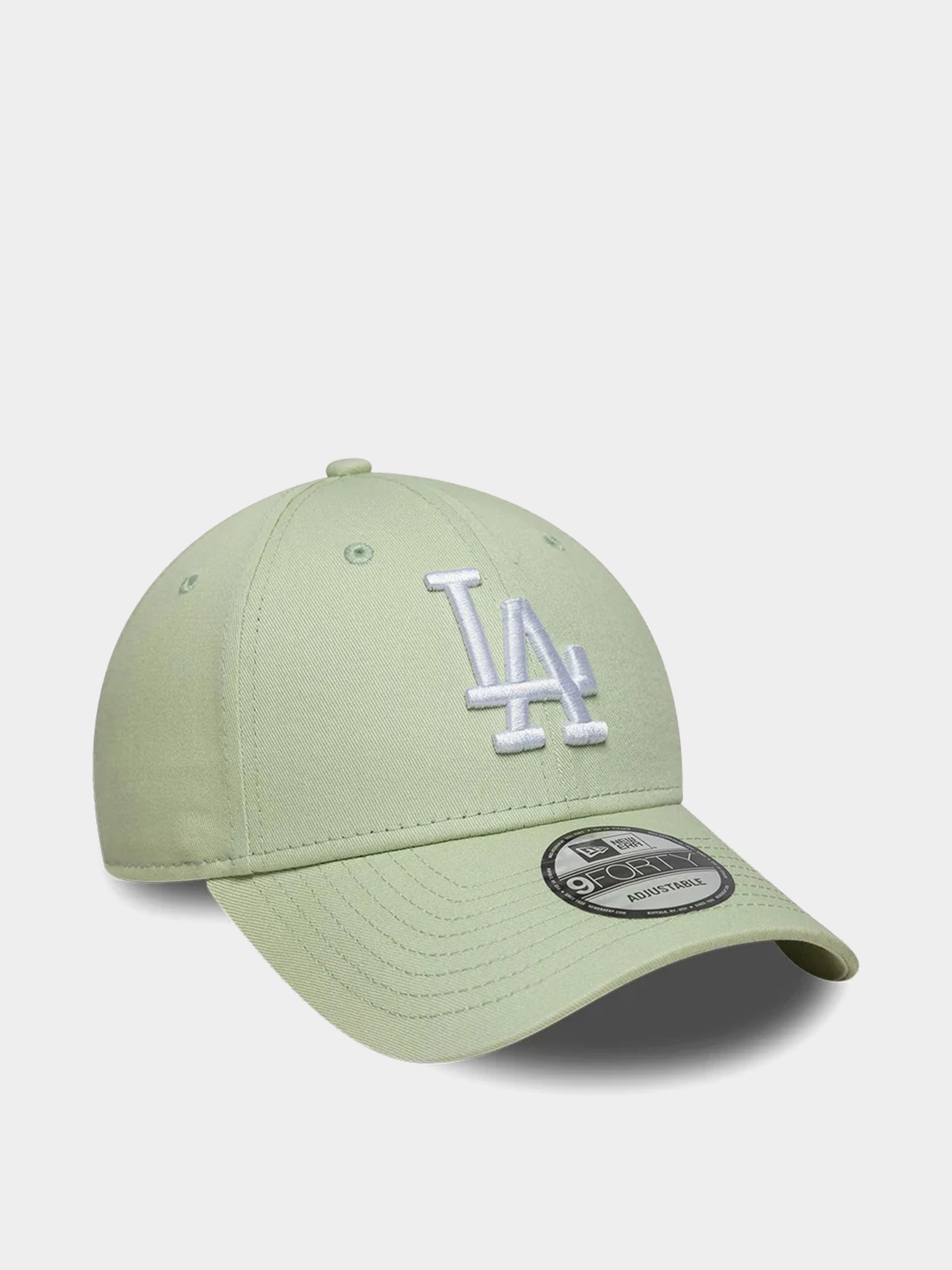 Шапка с козирка New Era League Essential 9Forty Los Angeles Dodgers (sage green)