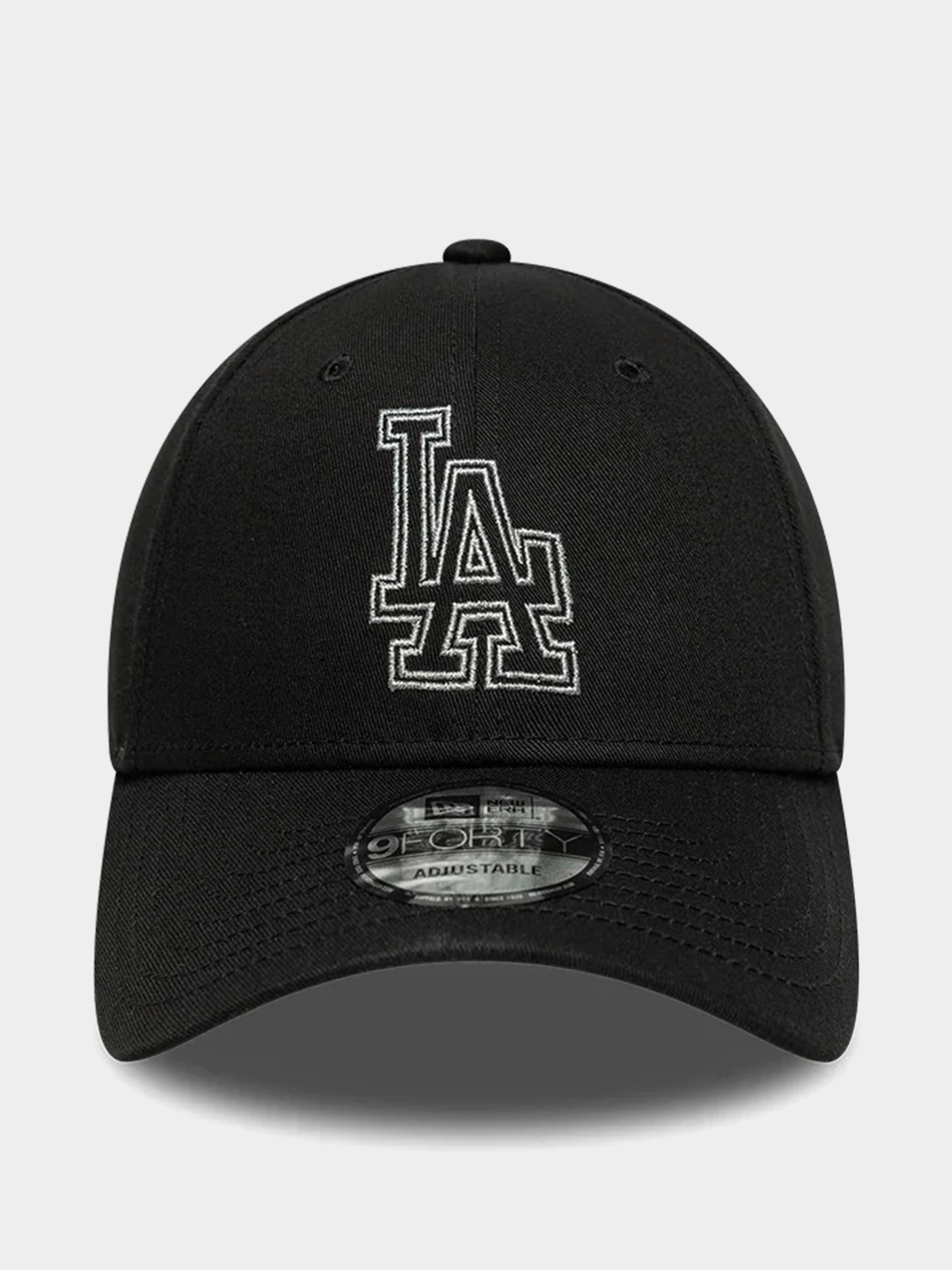 Шапка с козирка New Era Metallic Outline 9Forty Los Angeles Dodgers (black)