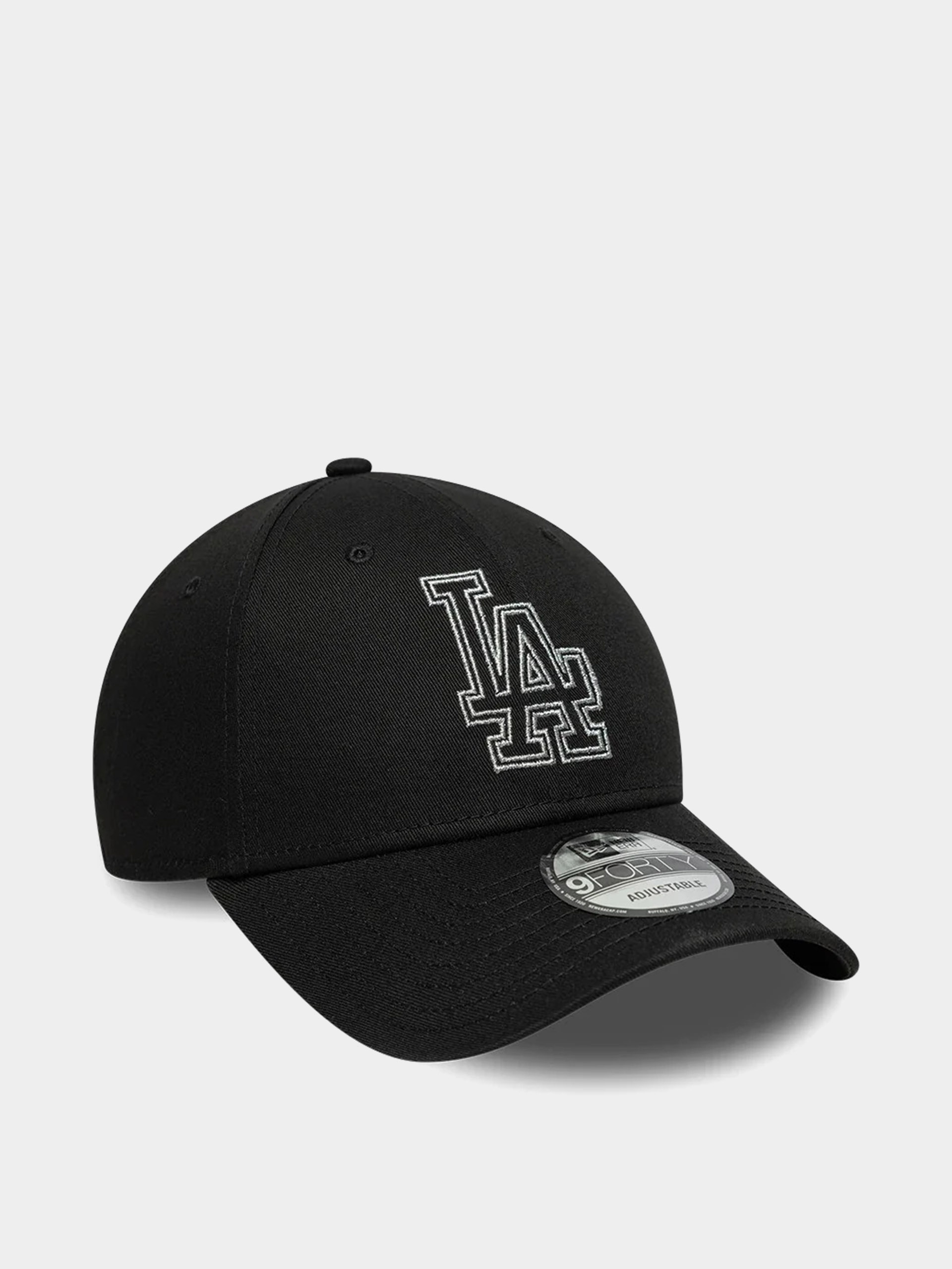 Шапка с козирка New Era Metallic Outline 9Forty Los Angeles Dodgers (black)