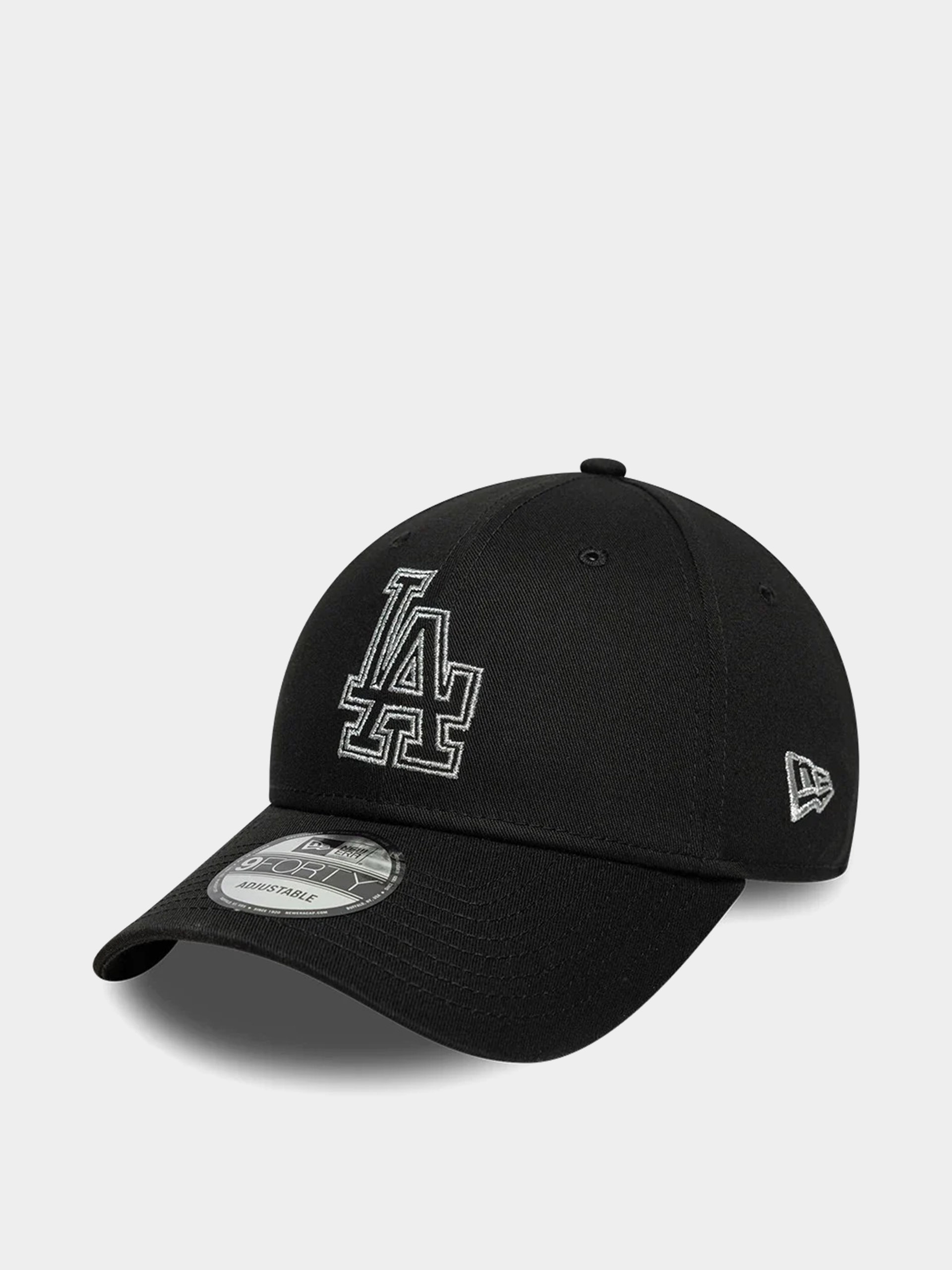 Шапка с козирка New Era Metallic Outline 9Forty Los Angeles Dodgers (black)