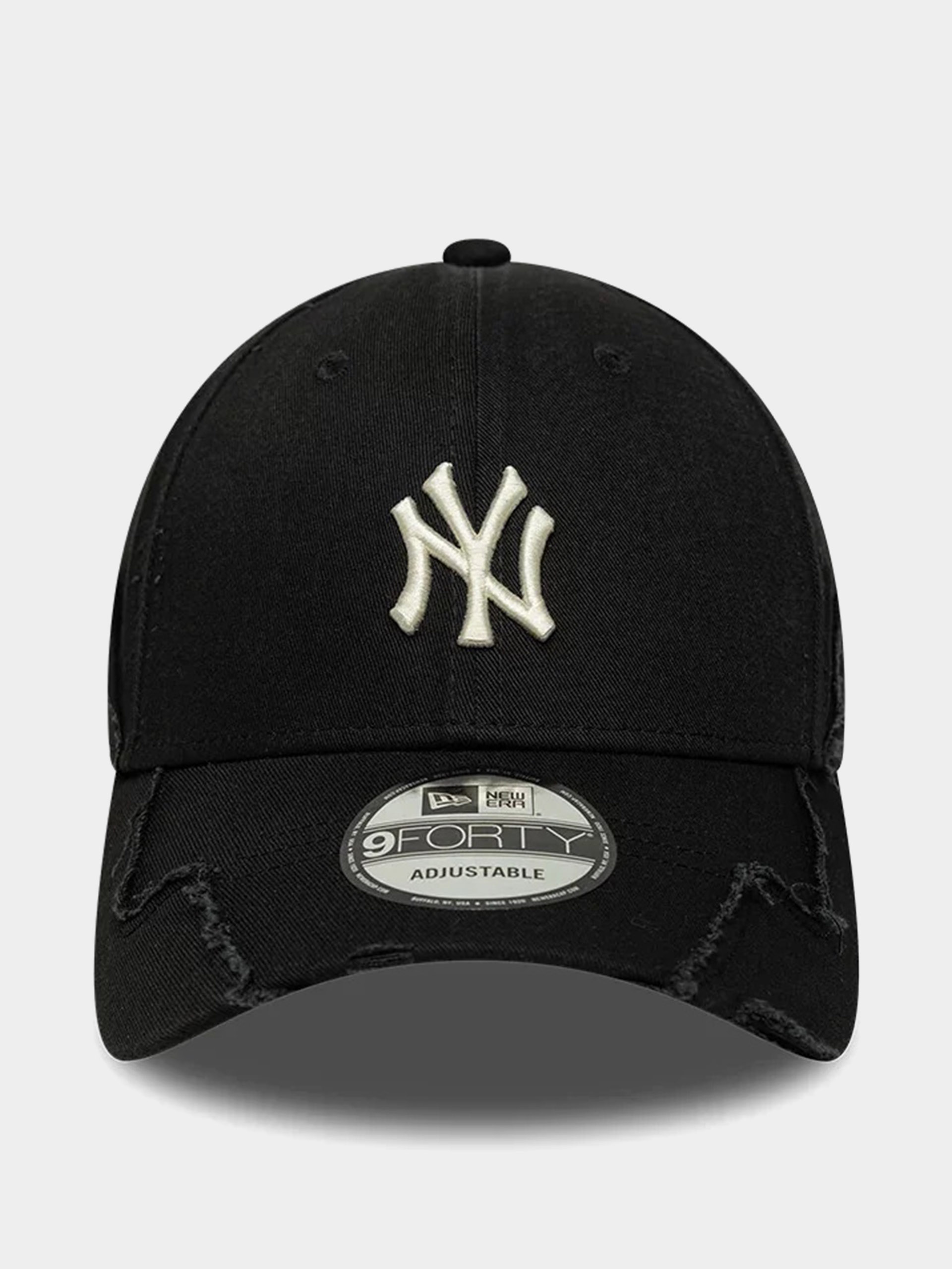 Шапка с козирка New Era Stitched 9Forty New York Yankees (black)