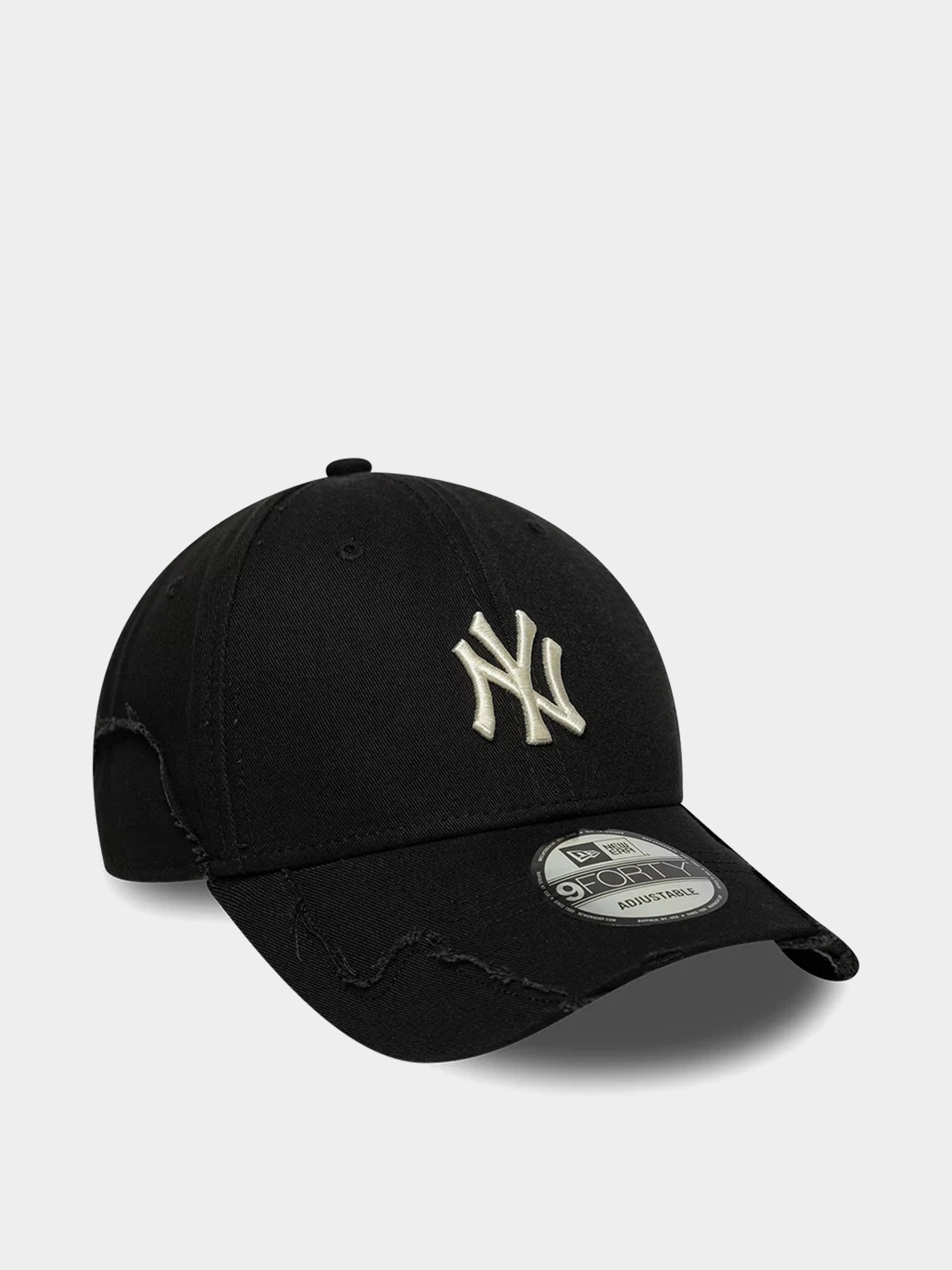 Шапка с козирка New Era Stitched 9Forty New York Yankees (black)