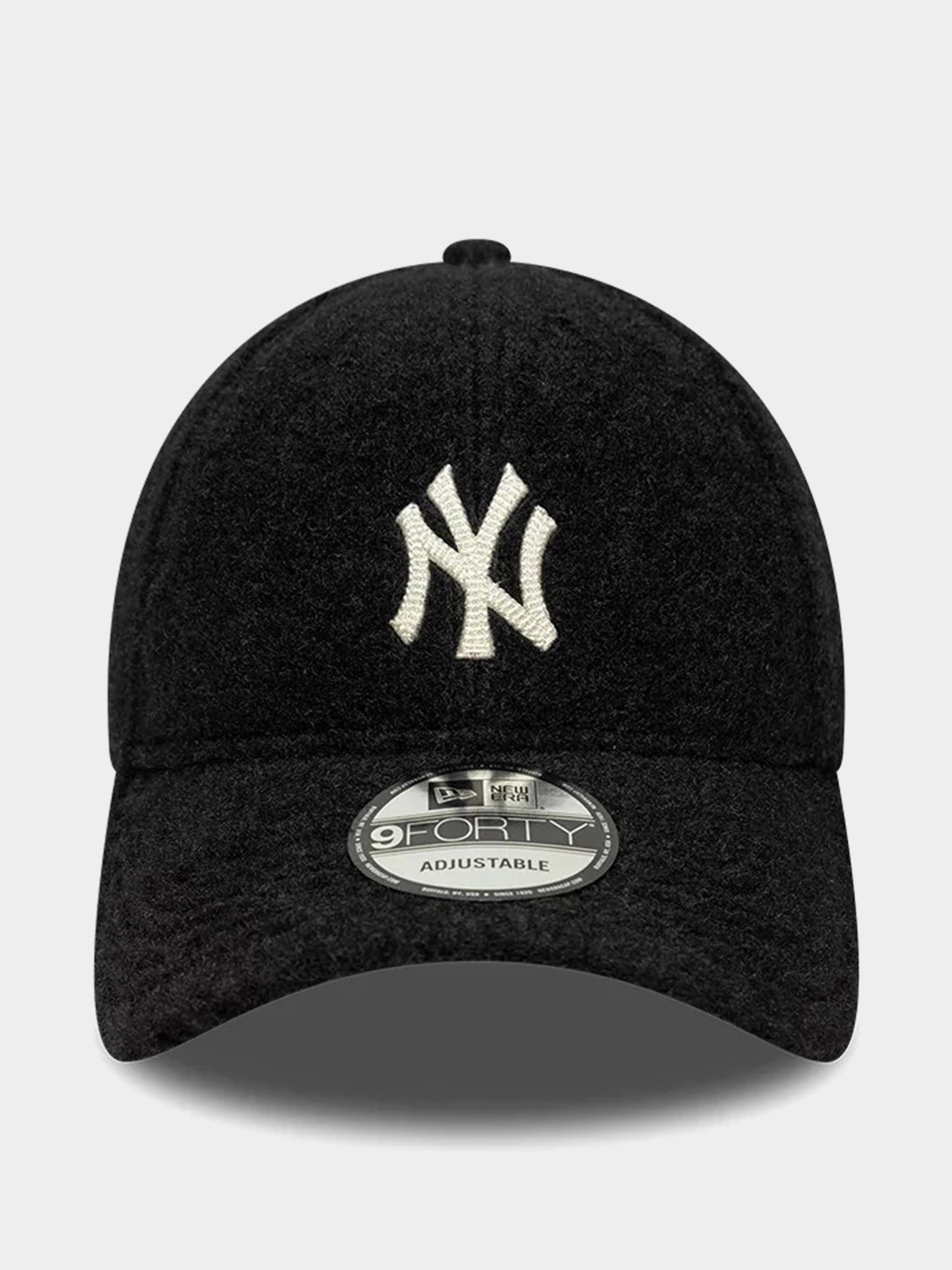 Шапка с козирка New Era Winter Borg 9Forty New York Yankees (black)