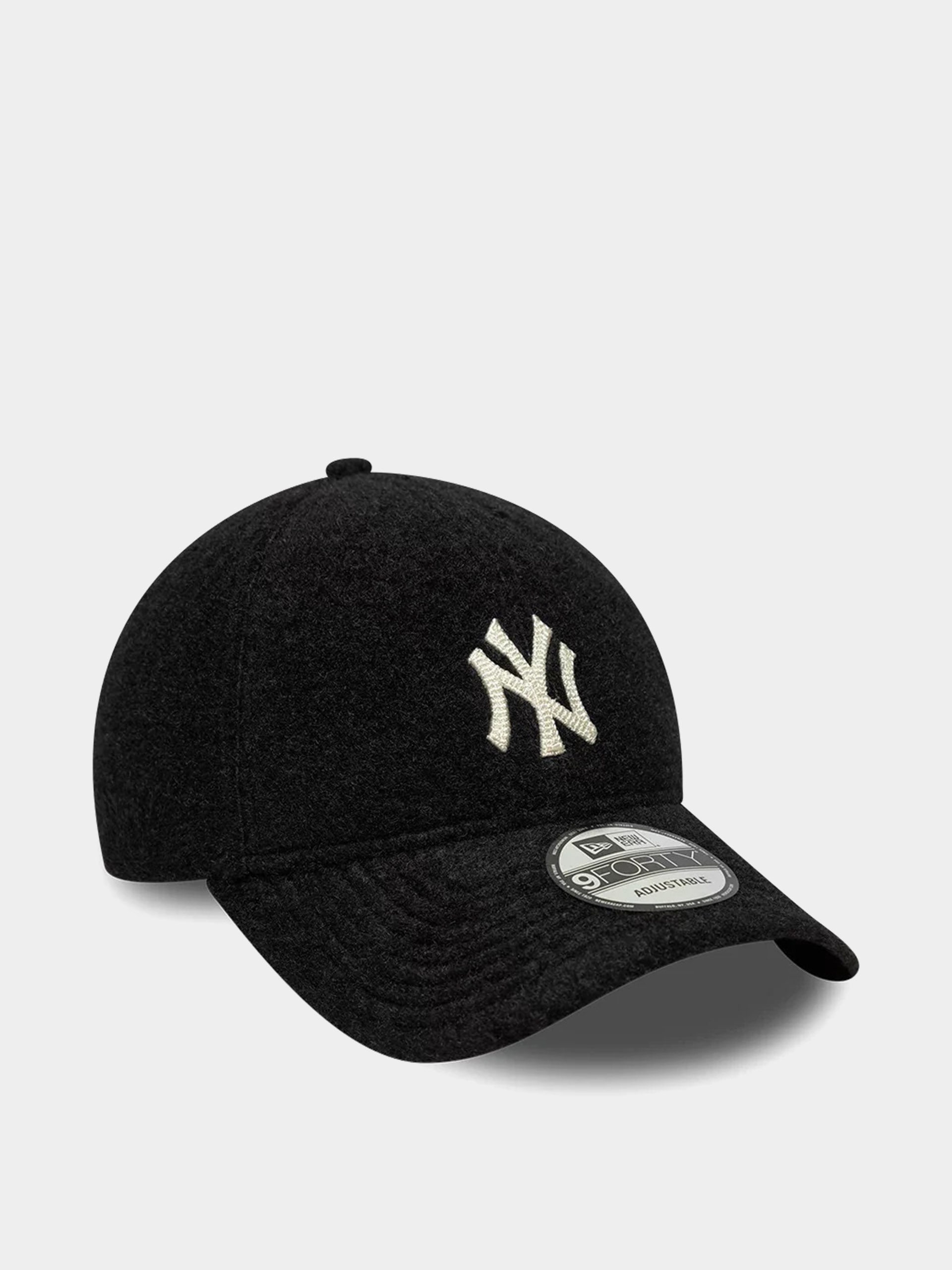 Шапка с козирка New Era Winter Borg 9Forty New York Yankees (black)