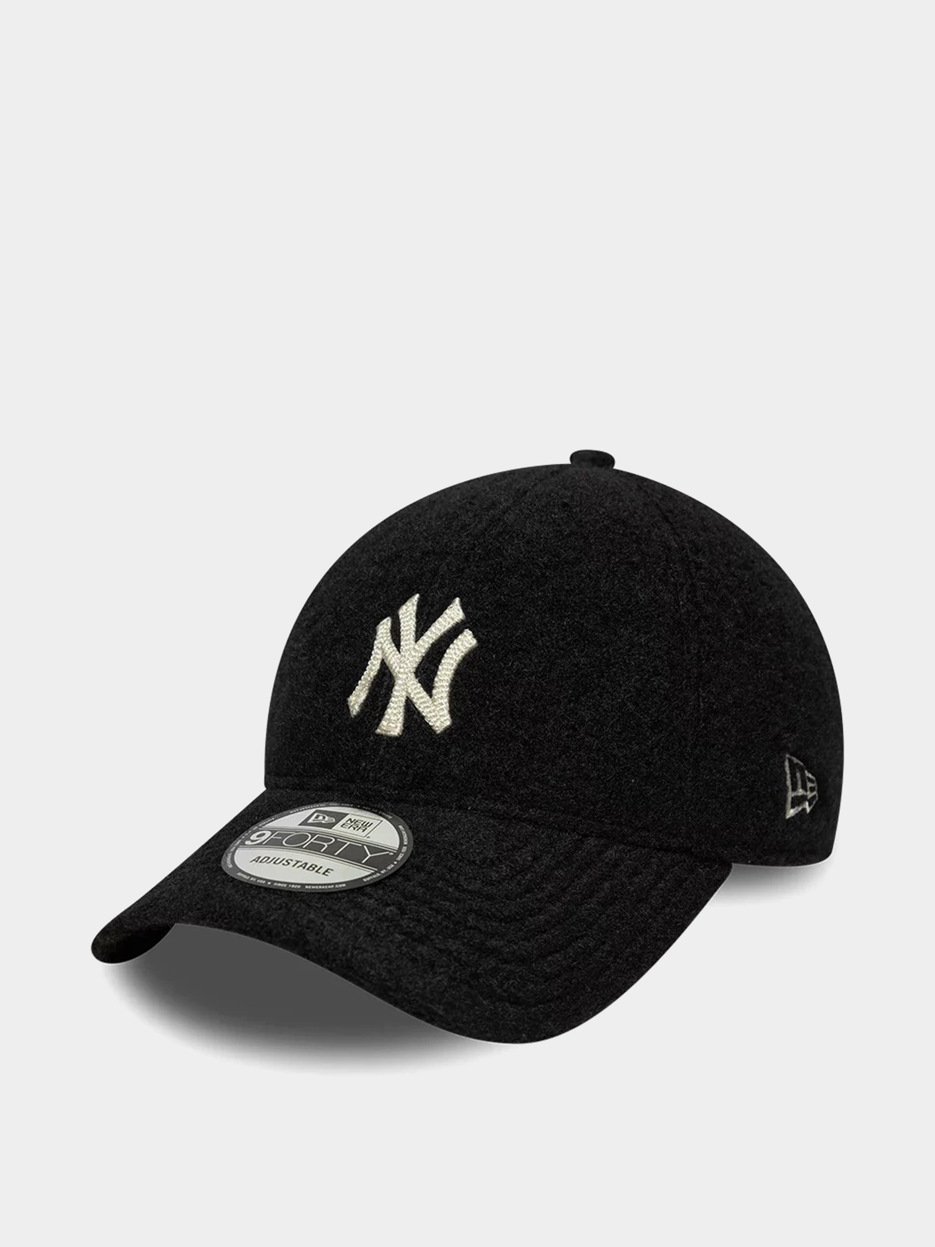 Шапка с козирка New Era Winter Borg 9Forty New York Yankees (black)