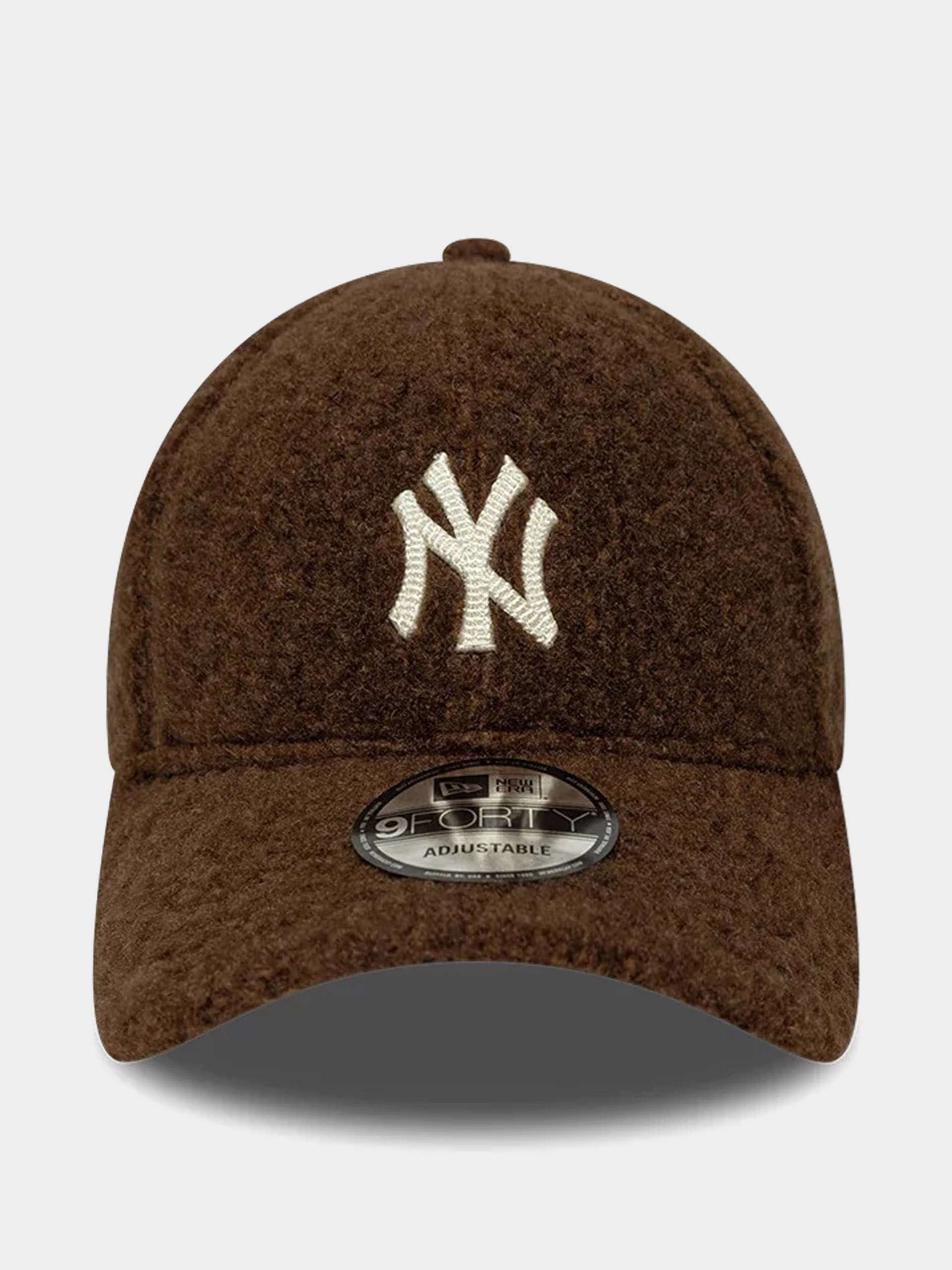 Шапка с козирка New Era Winter Borg 9Forty New York Yankees (brown)