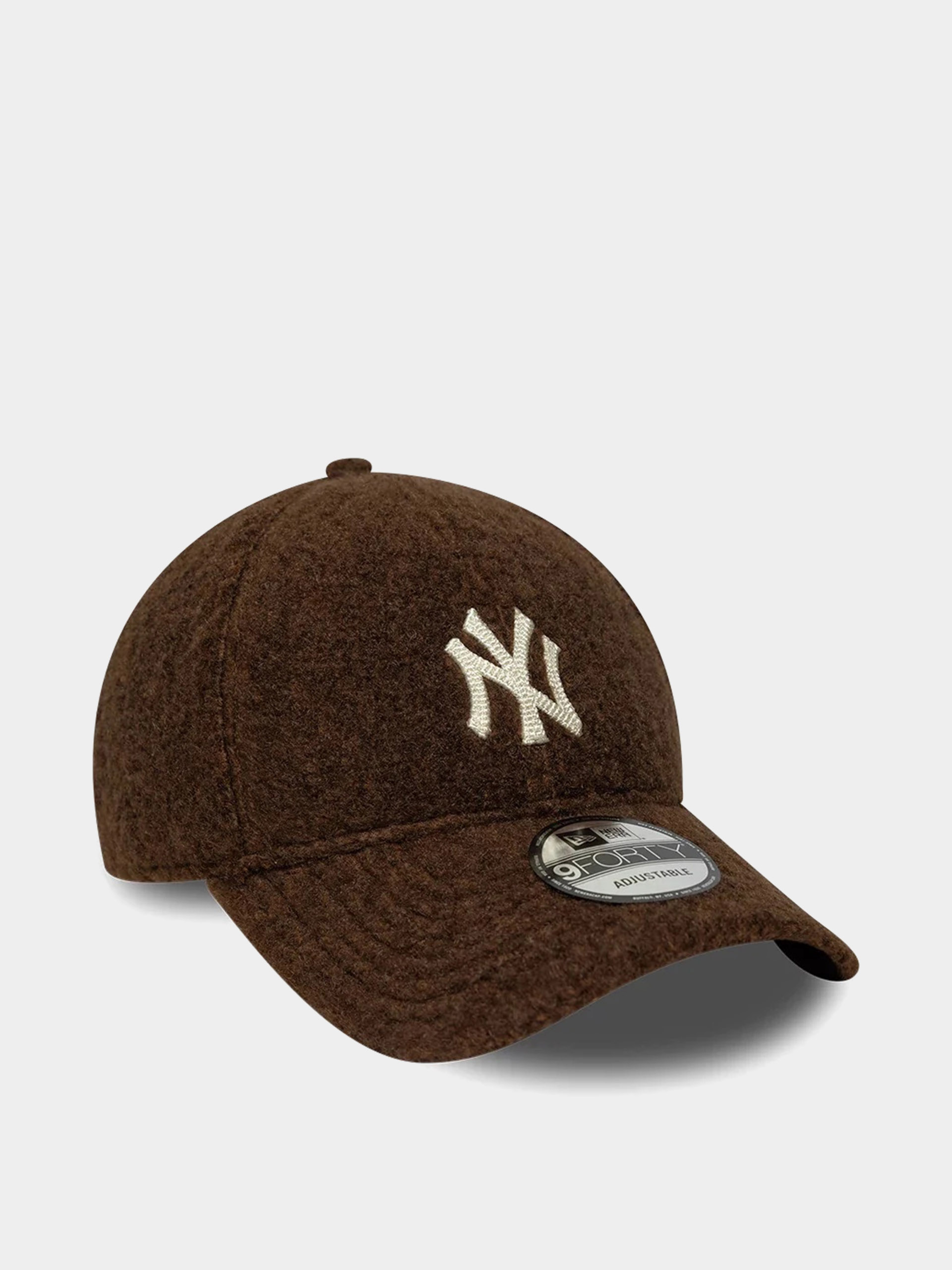 Шапка с козирка New Era Winter Borg 9Forty New York Yankees (brown)
