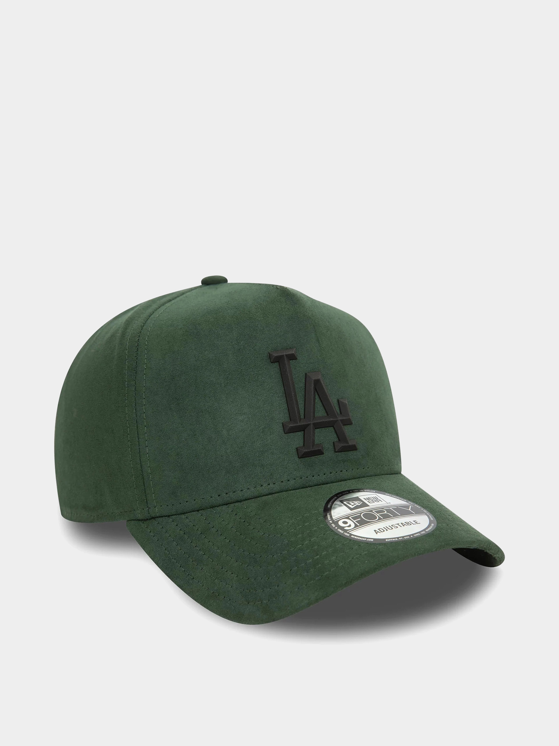 Шапка с козирка New Era Faux Suede E Frame La Dodgers (green)