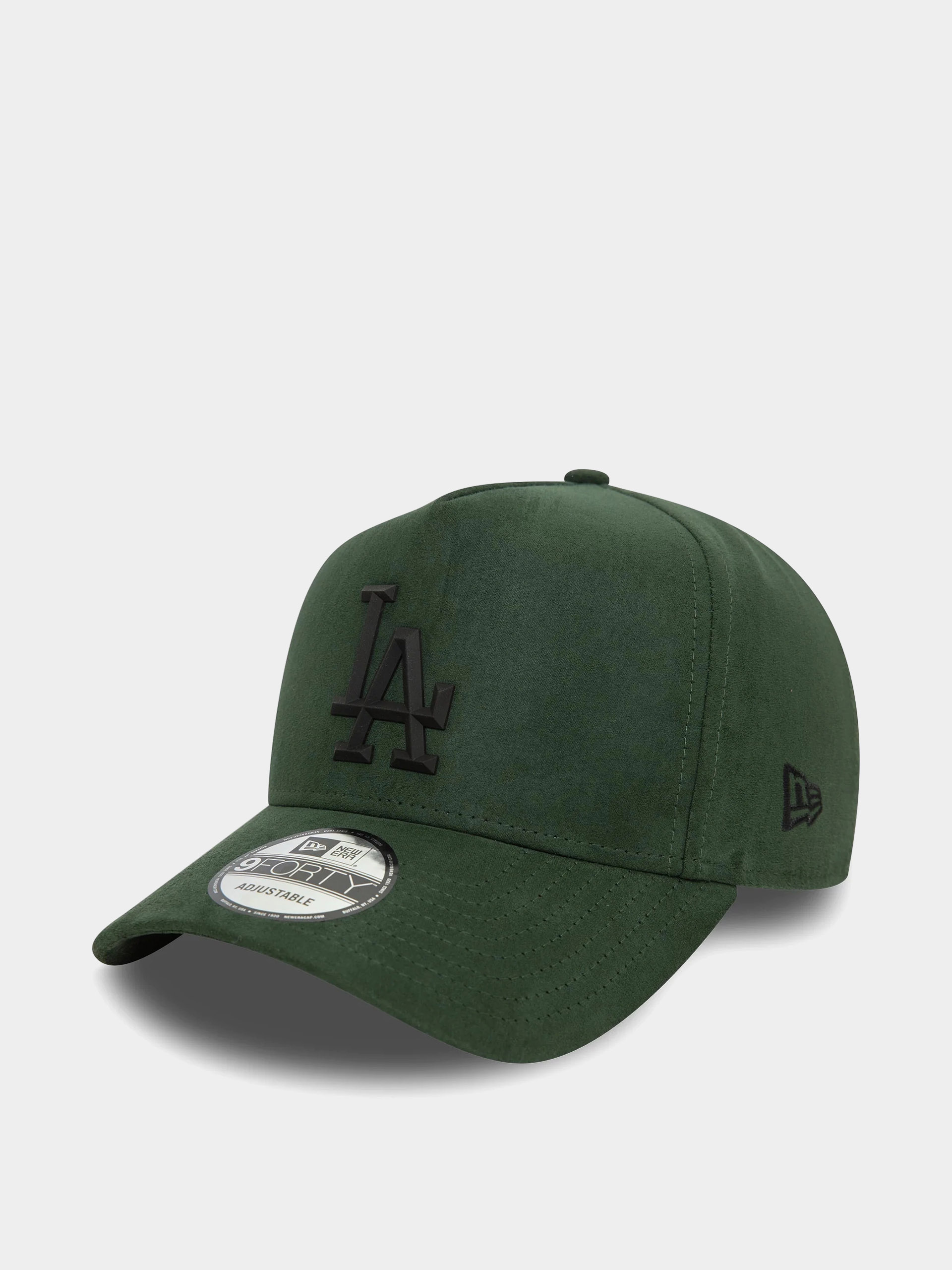 Шапка с козирка New Era Faux Suede E Frame La Dodgers (green)
