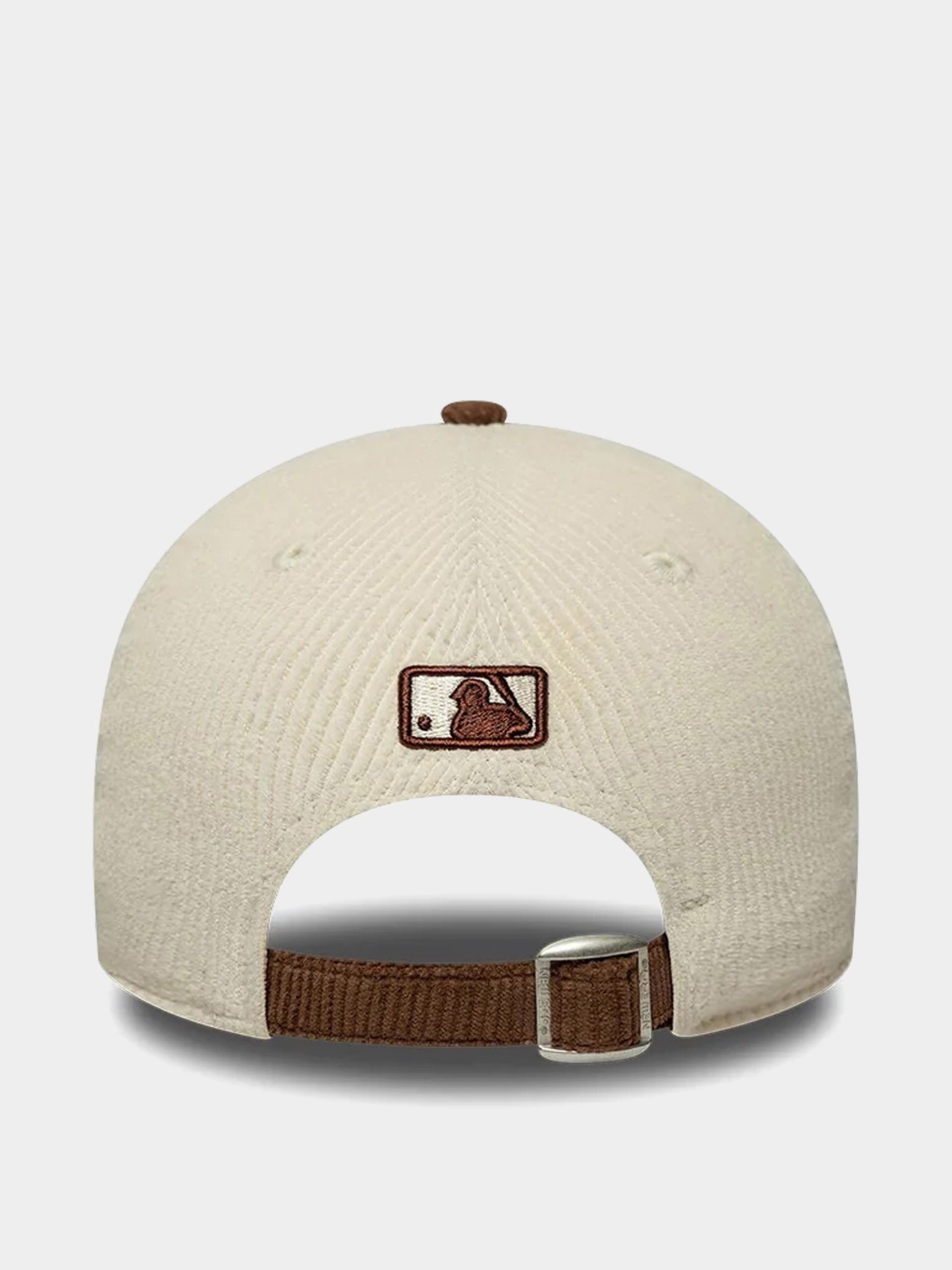 Шапка с козирка New Era Cord 9Forty Mc New York Yankees (light cream/brown)