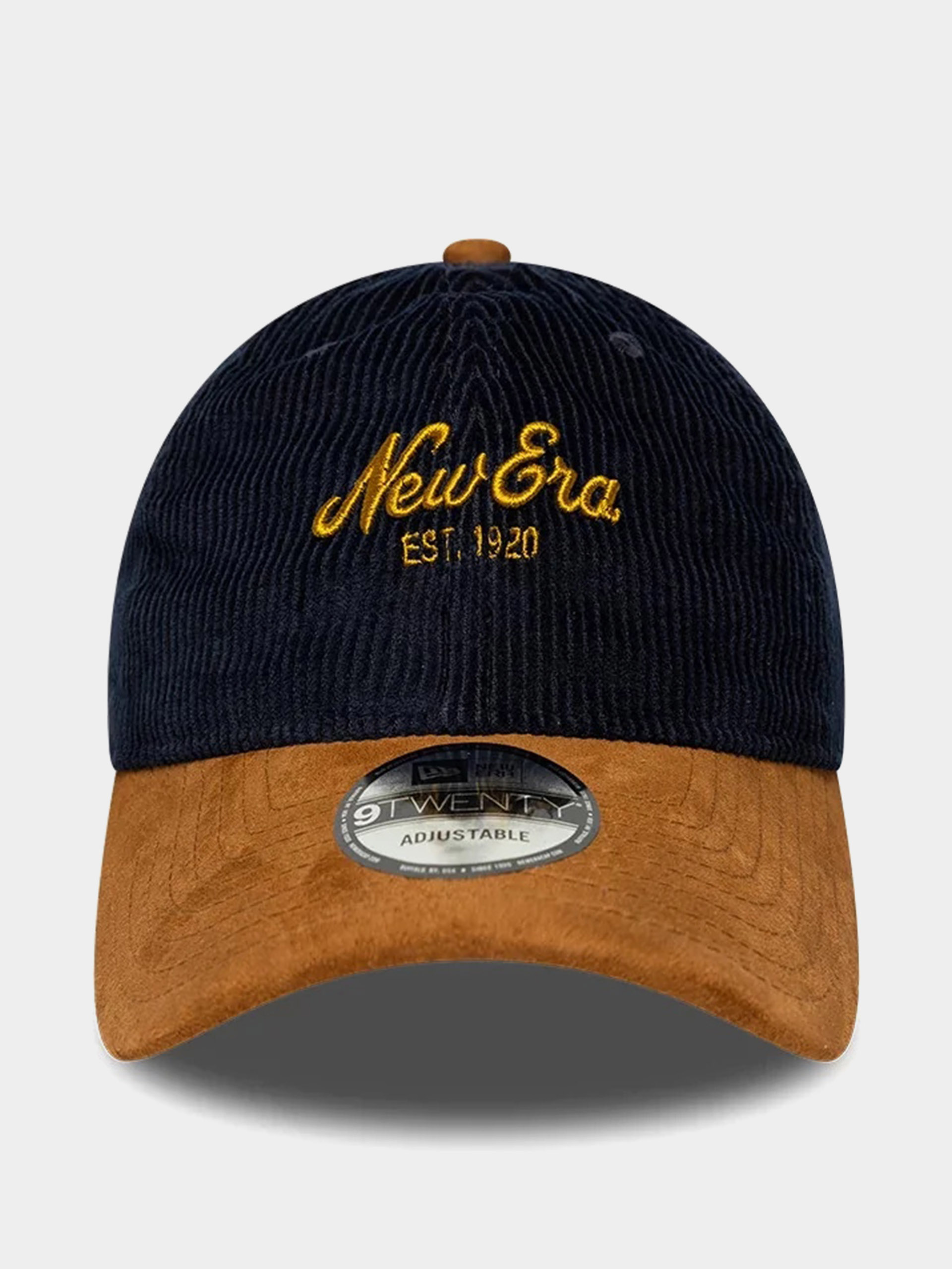 Шапка с козирка New Era Cord Mix 9Twenty (navy/brown)