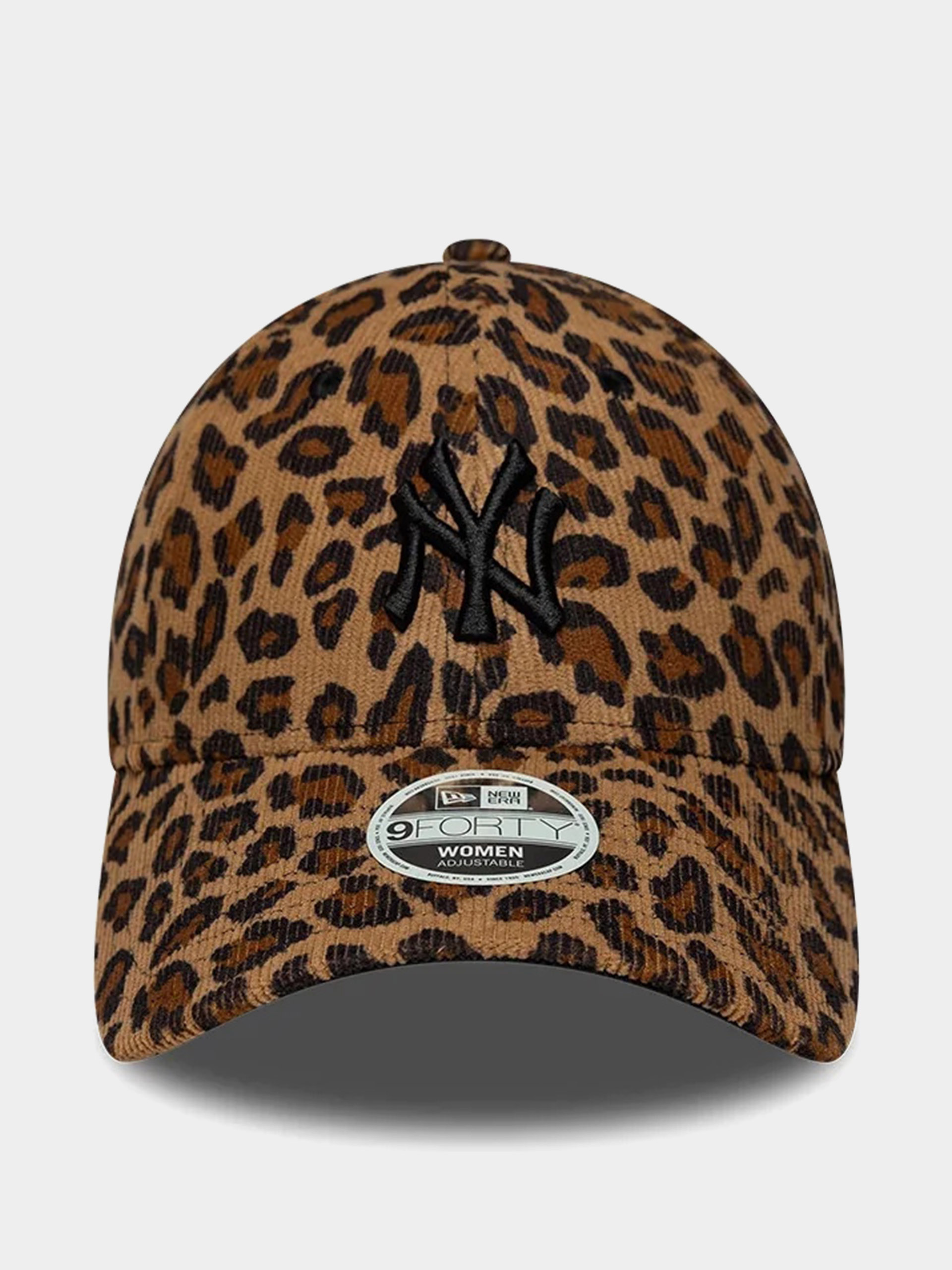 Шапка с козирка New Era Leopard Cord 9Forty New York Yankees Wmn (leo brown)