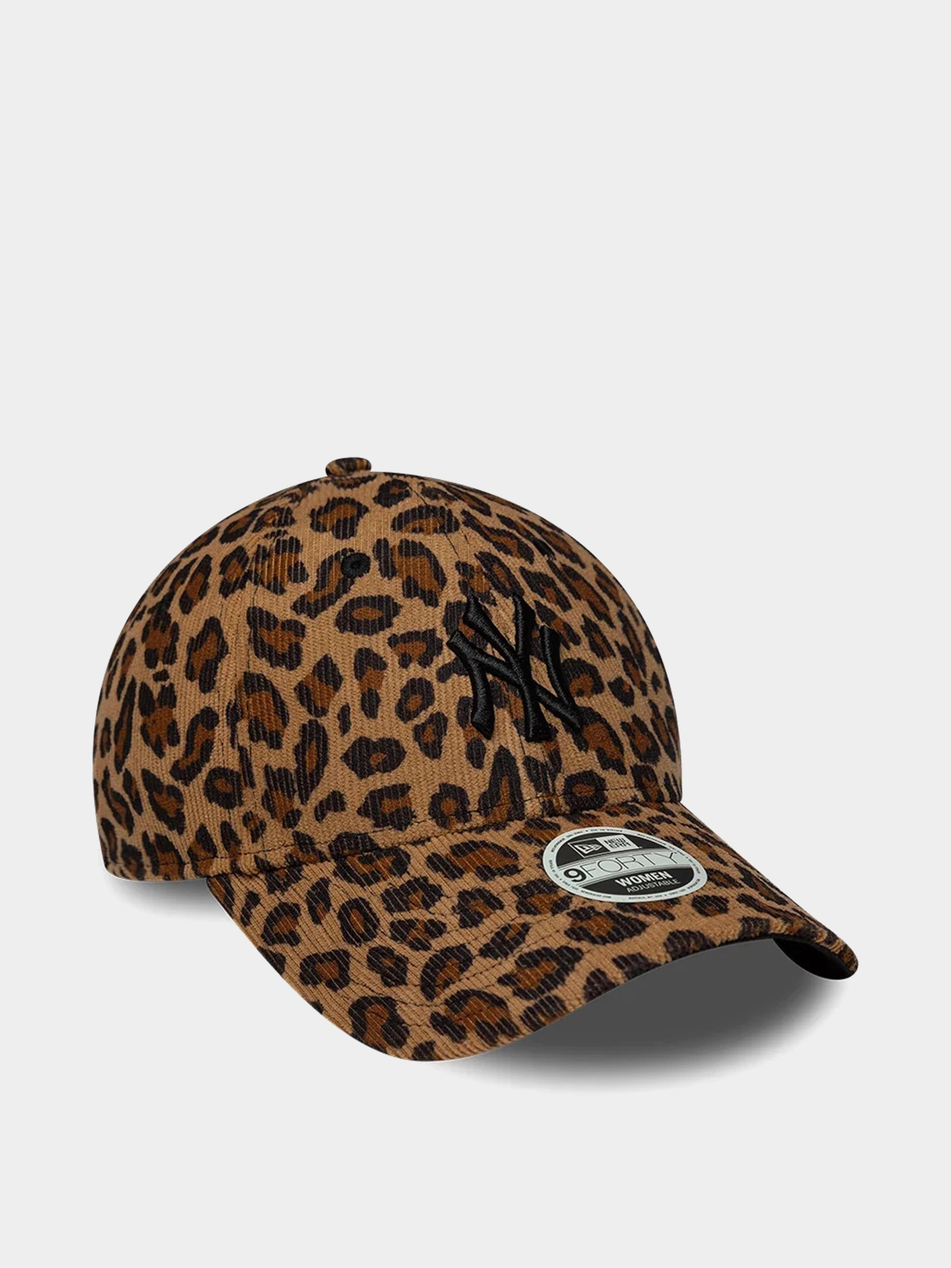 Шапка с козирка New Era Leopard Cord 9Forty New York Yankees Wmn (leo brown)