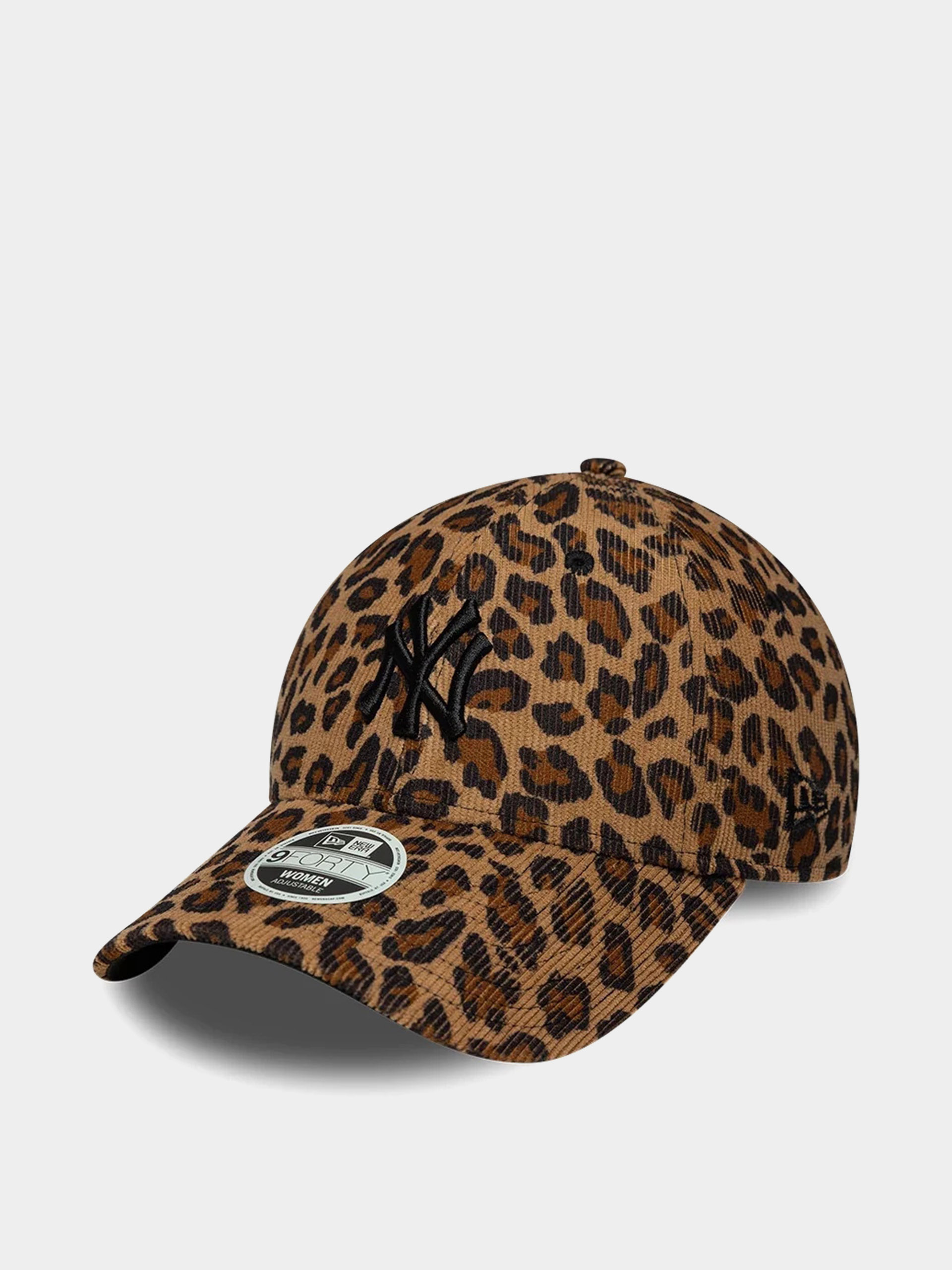 Шапка с козирка New Era Leopard Cord 9Forty New York Yankees Wmn
