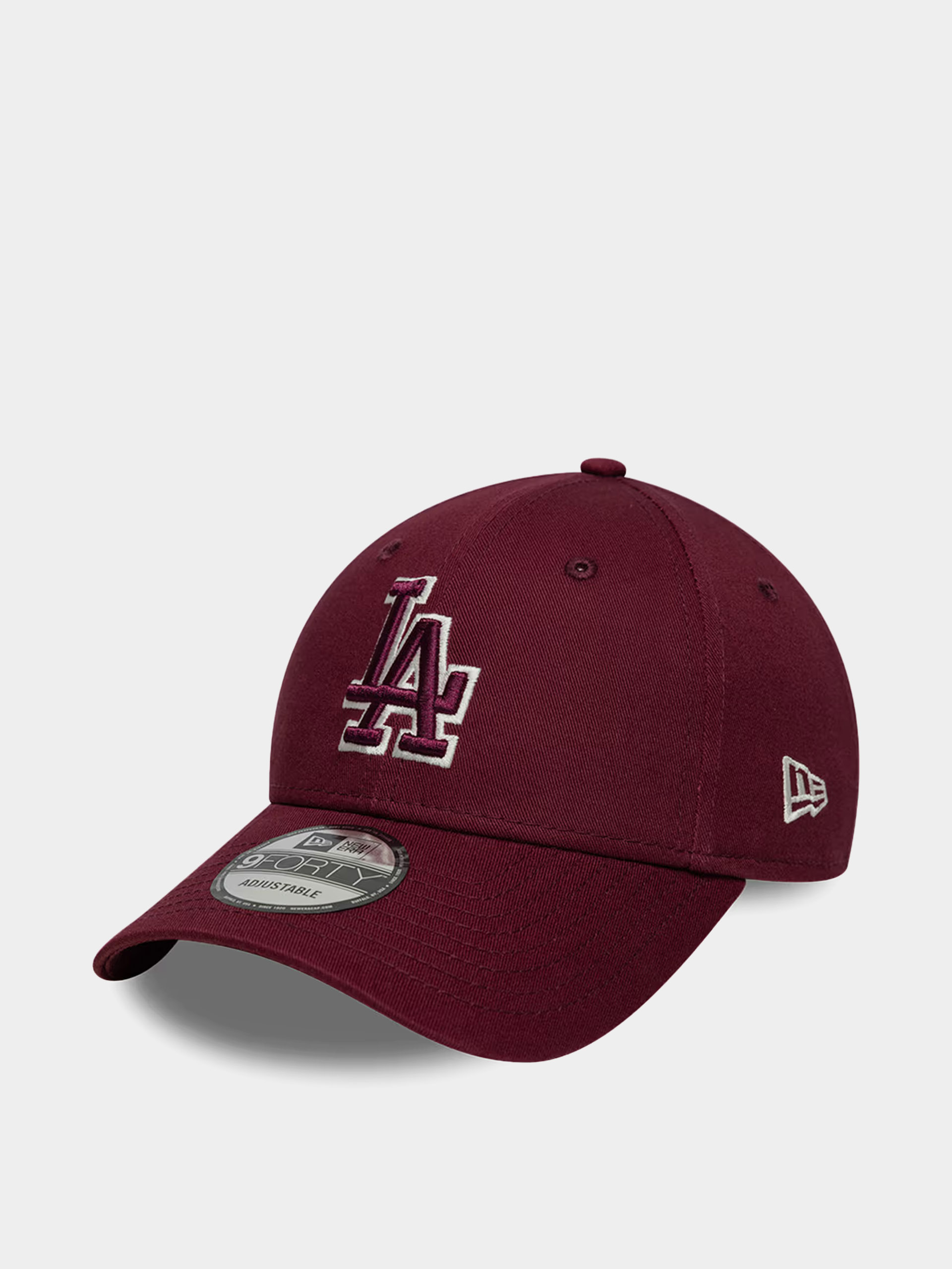 Шапка с козирка New Era Team Outline 9Forty Los Angeles Dodgers (maroon)