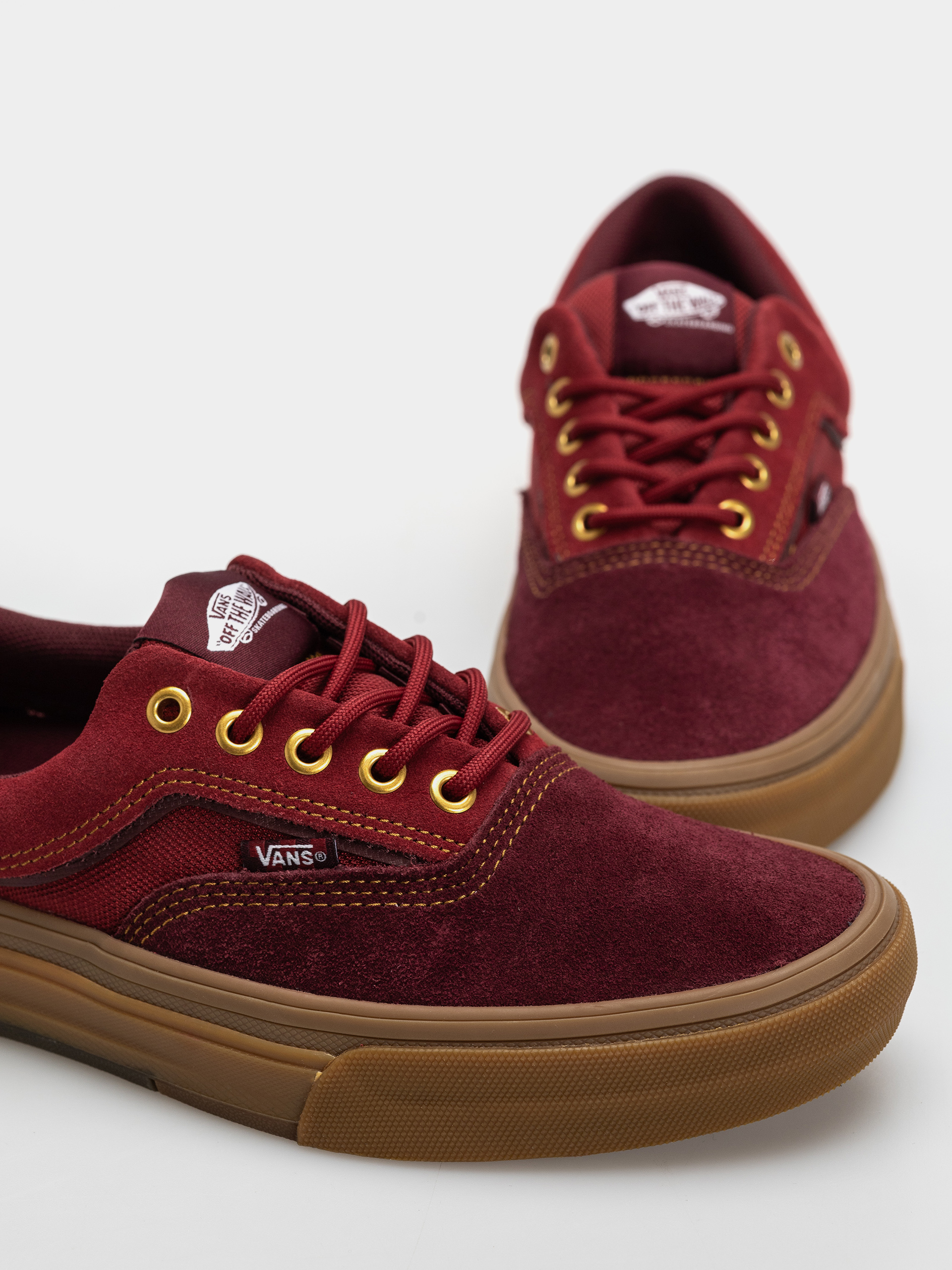 Обувки Vans Skate Era Wafflecup (dark red/gum)