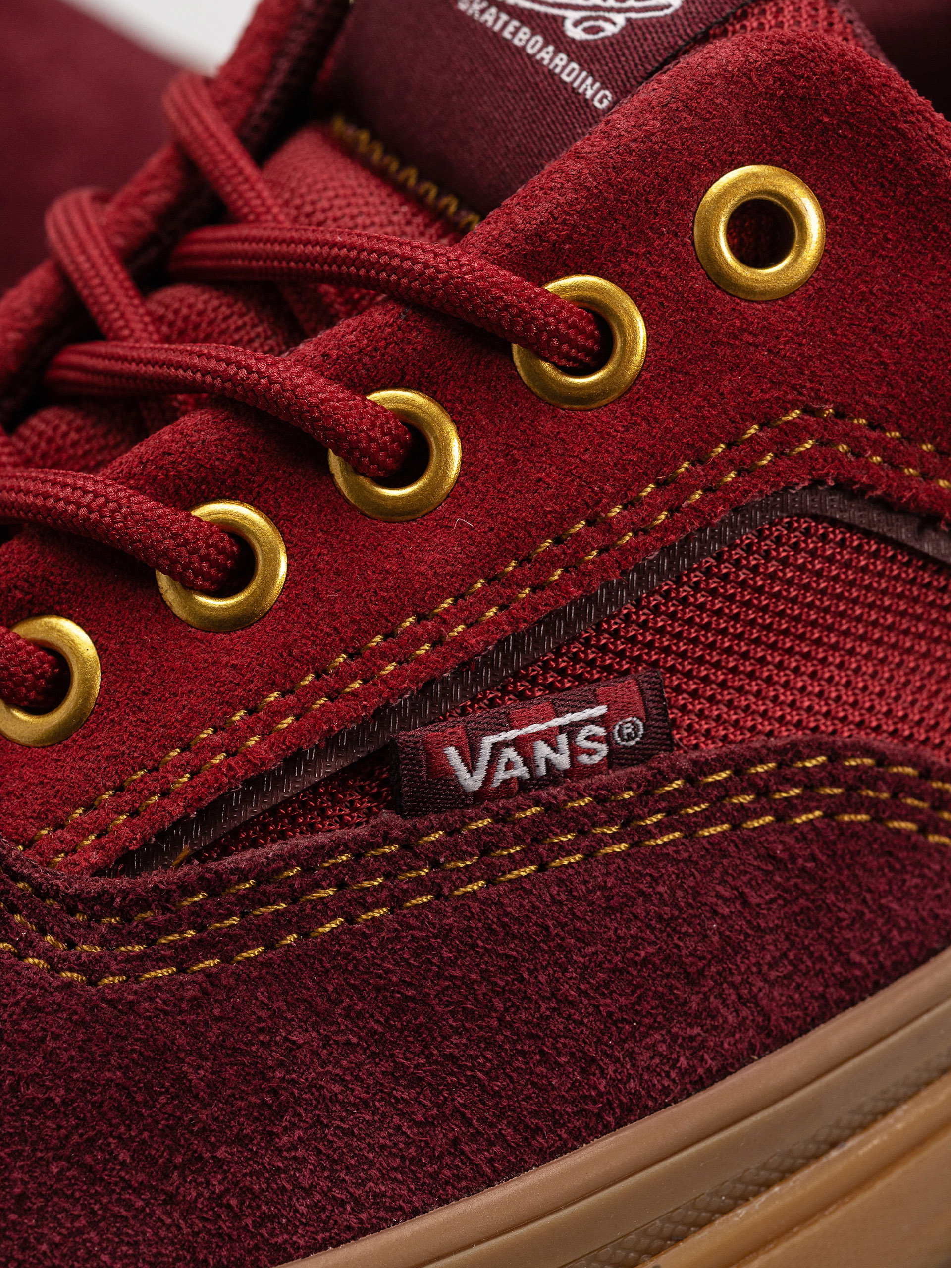Обувки Vans Skate Era Wafflecup (dark red/gum)