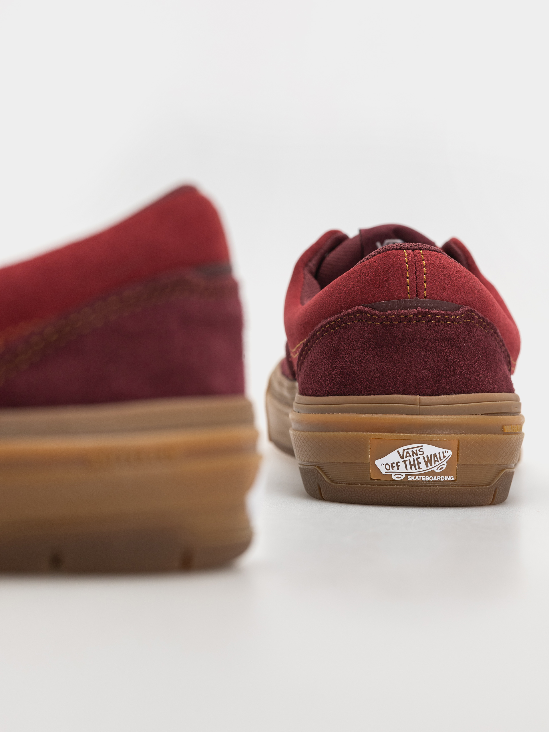 Обувки Vans Skate Era Wafflecup (dark red/gum)