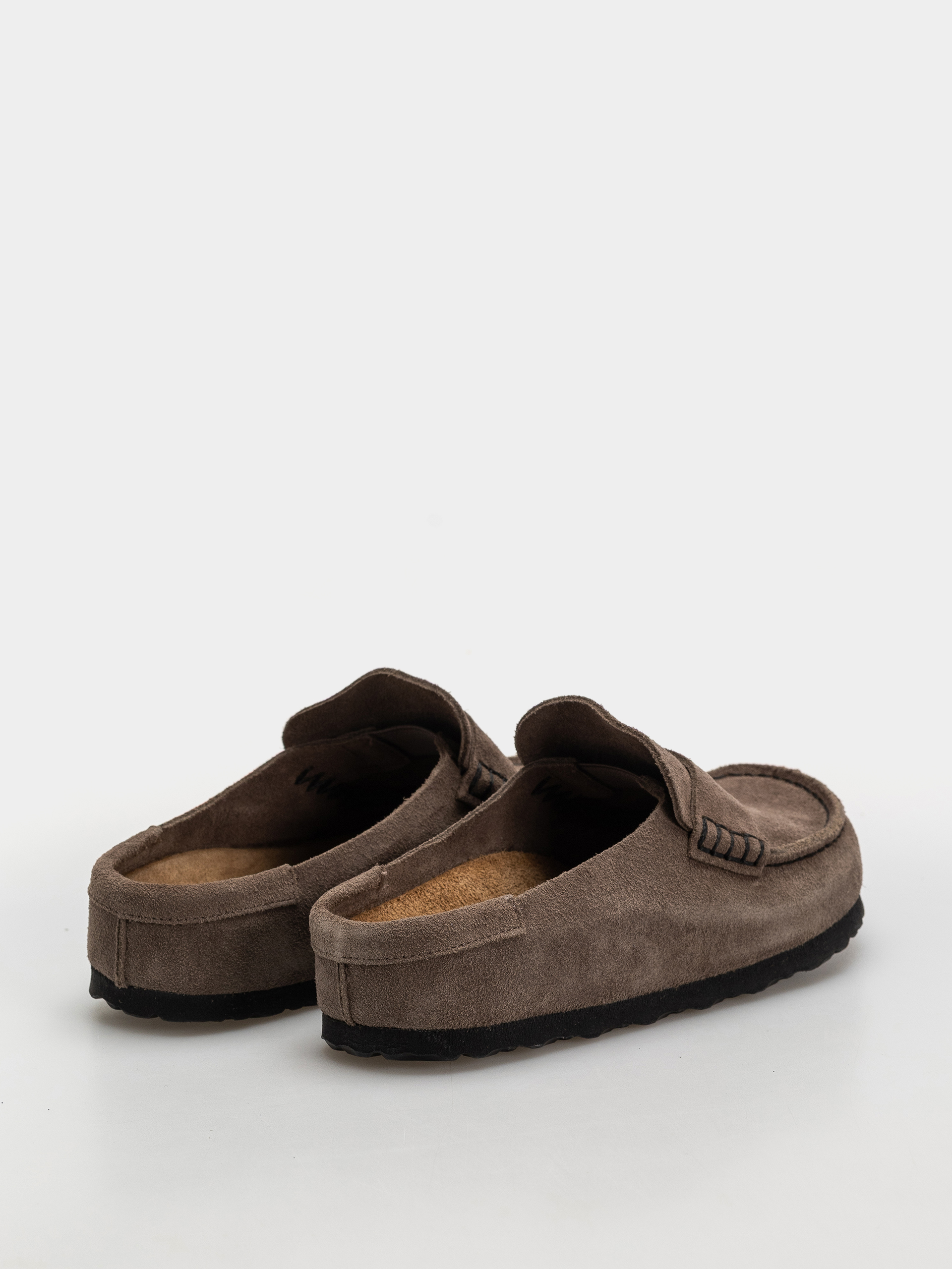Чехли Birkenstock Naples Wrapped Suede Leather Narrow (concrete gray)