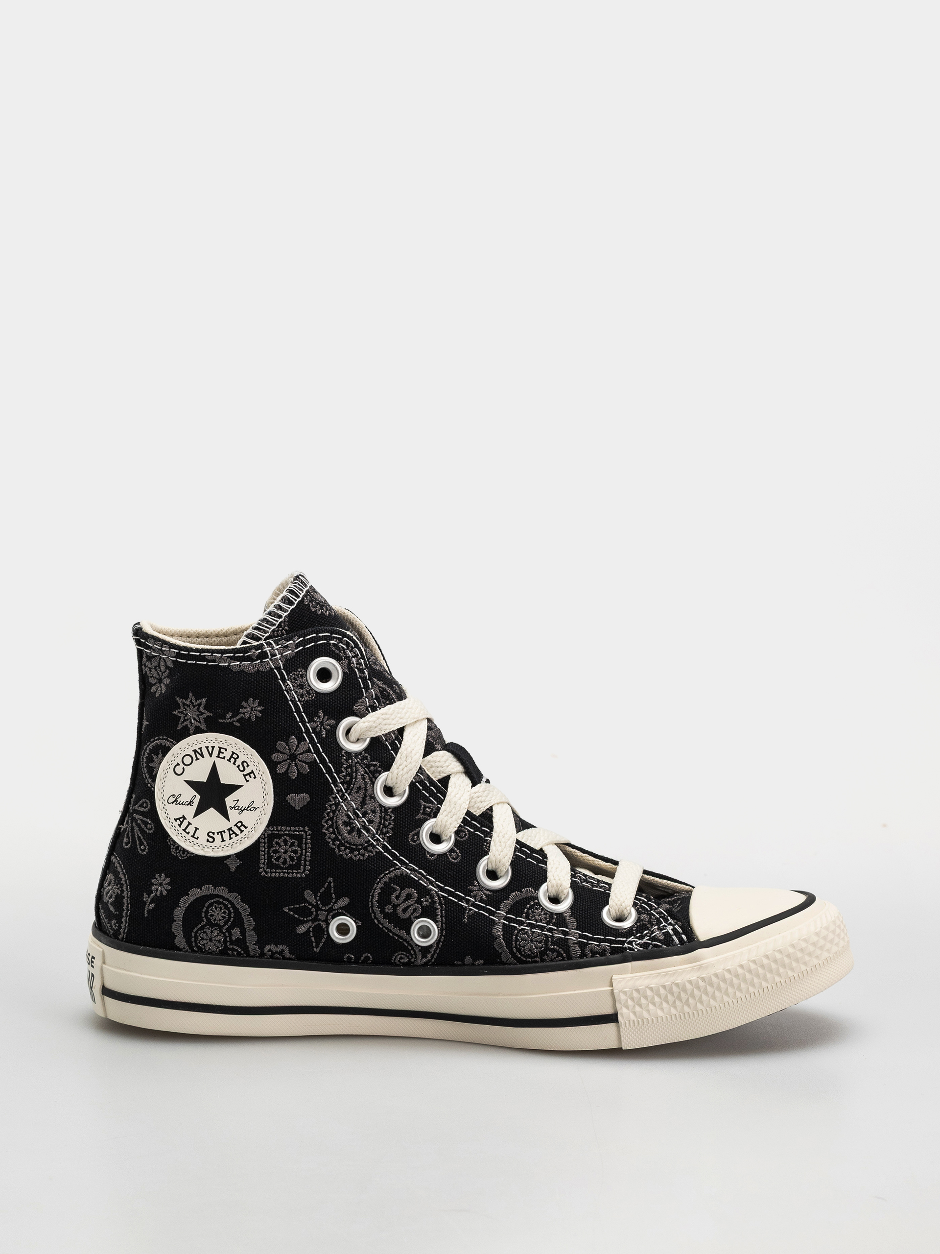 u041au0435u0446u043eu0432u0435 Converse Chuck Taylor All Star Hi Wmn (black/dark matter/natural ivory)