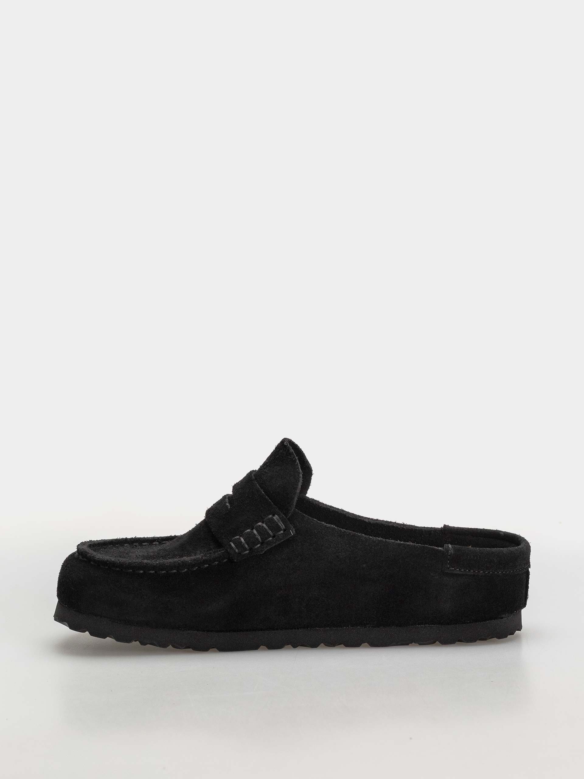 Чехли Birkenstock Naples Wrapped Suede Leather Narrow (black)