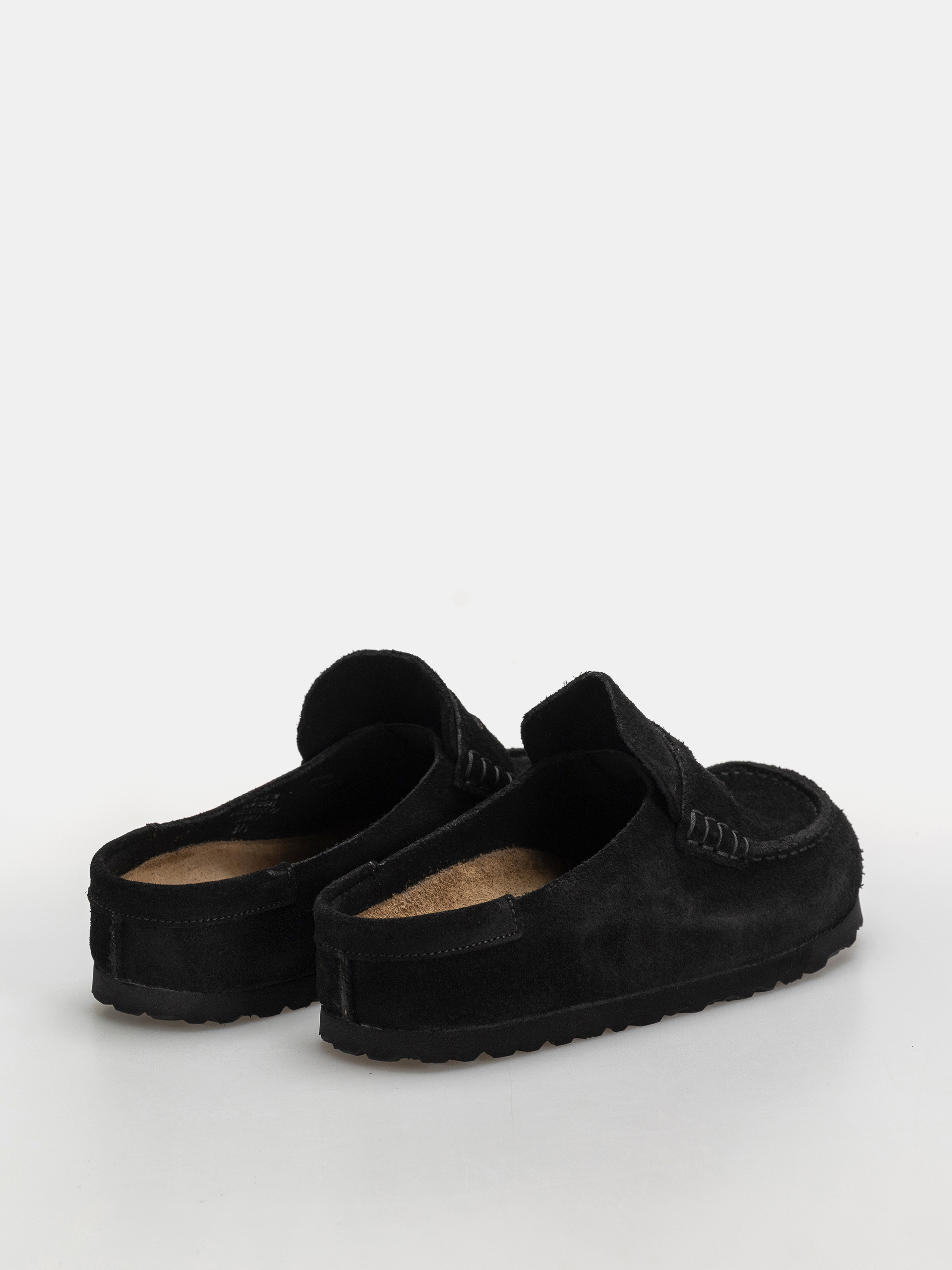 Чехли Birkenstock Naples Wrapped Suede Leather Narrow (black)