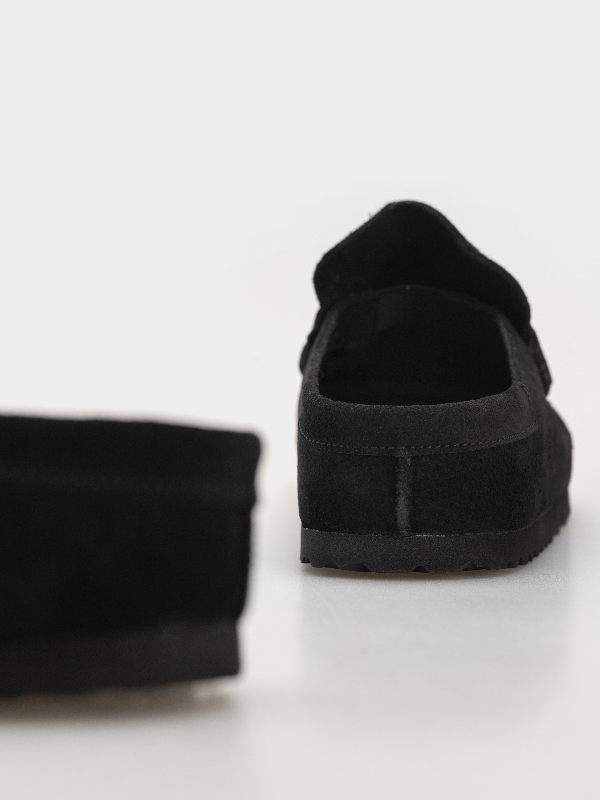 Чехли Birkenstock Naples Wrapped Suede Leather Narrow (black)