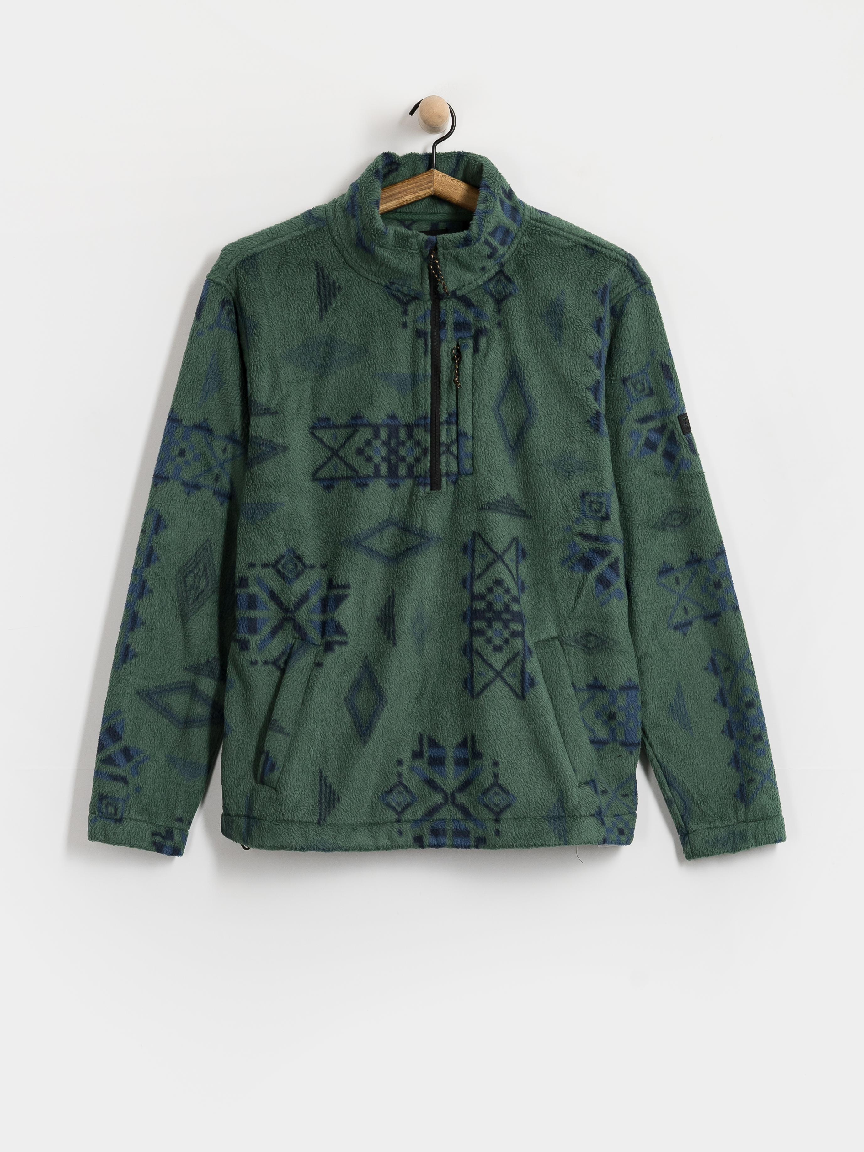 Поларени суитшърт Billabong Boundary Mock Neck (smoke pine)