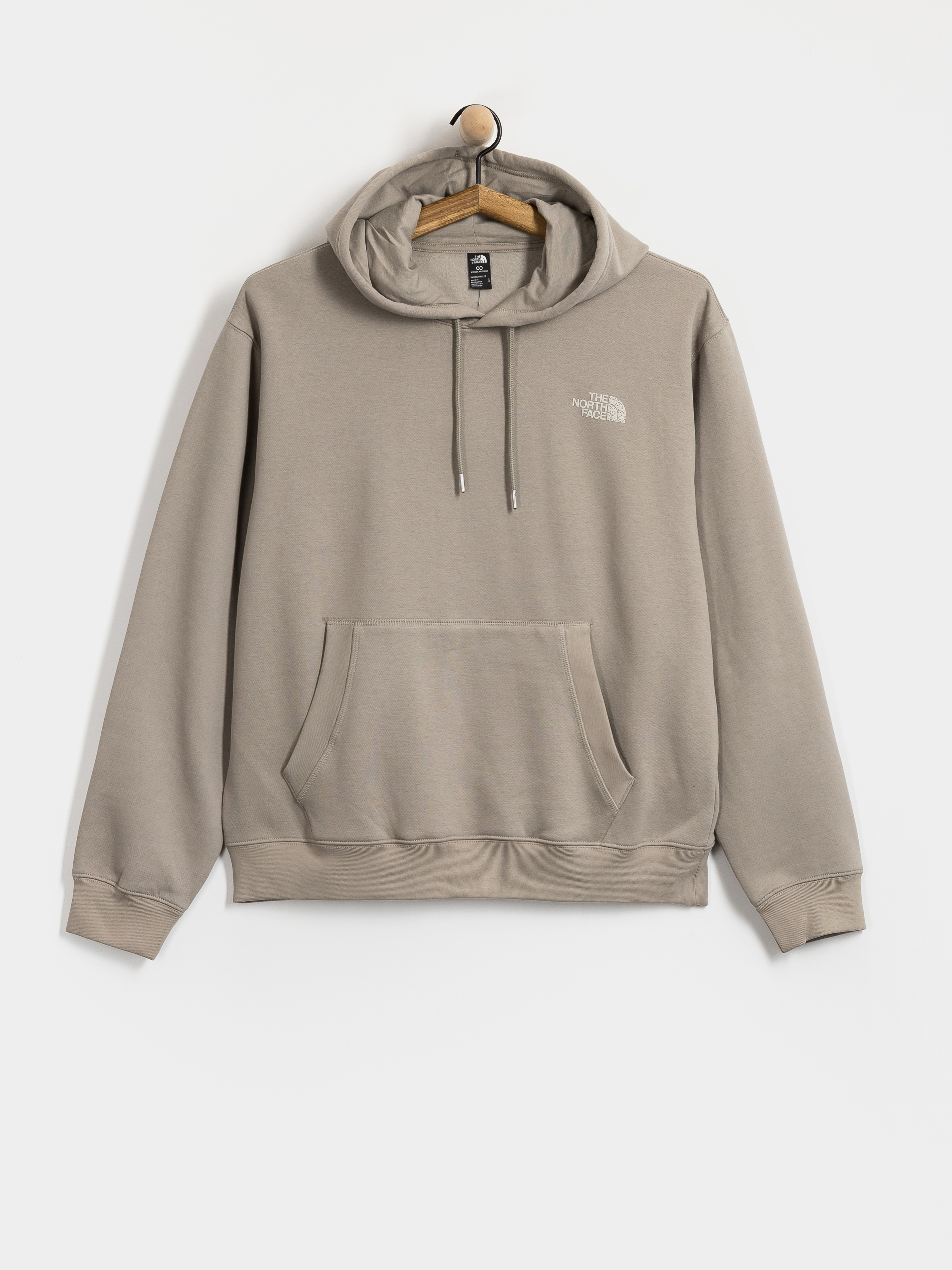 Суитшърт с качулка The North Face Nse Slopes Relaxed HD (stone slab)