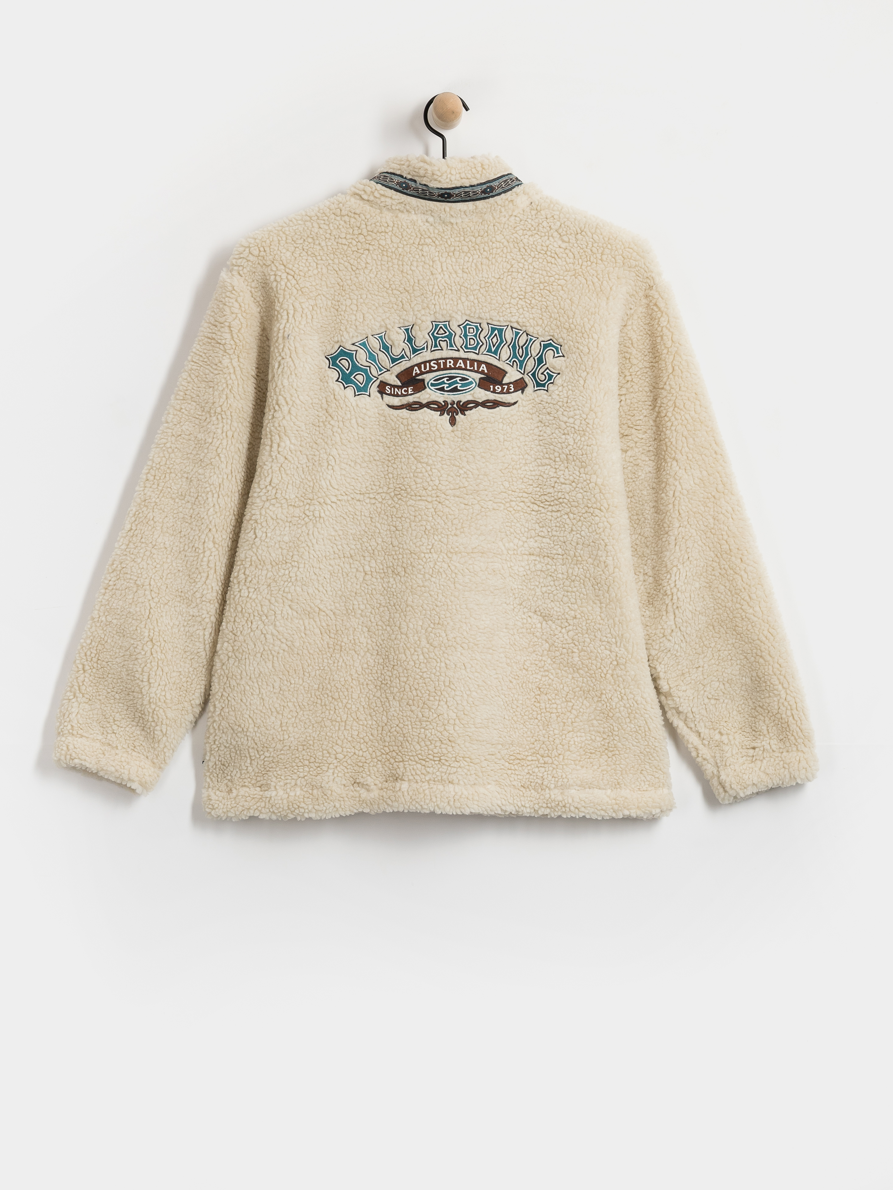 Мъжки Поларени суитшърт Billabong Tombstone Half Zip (oatmeal)