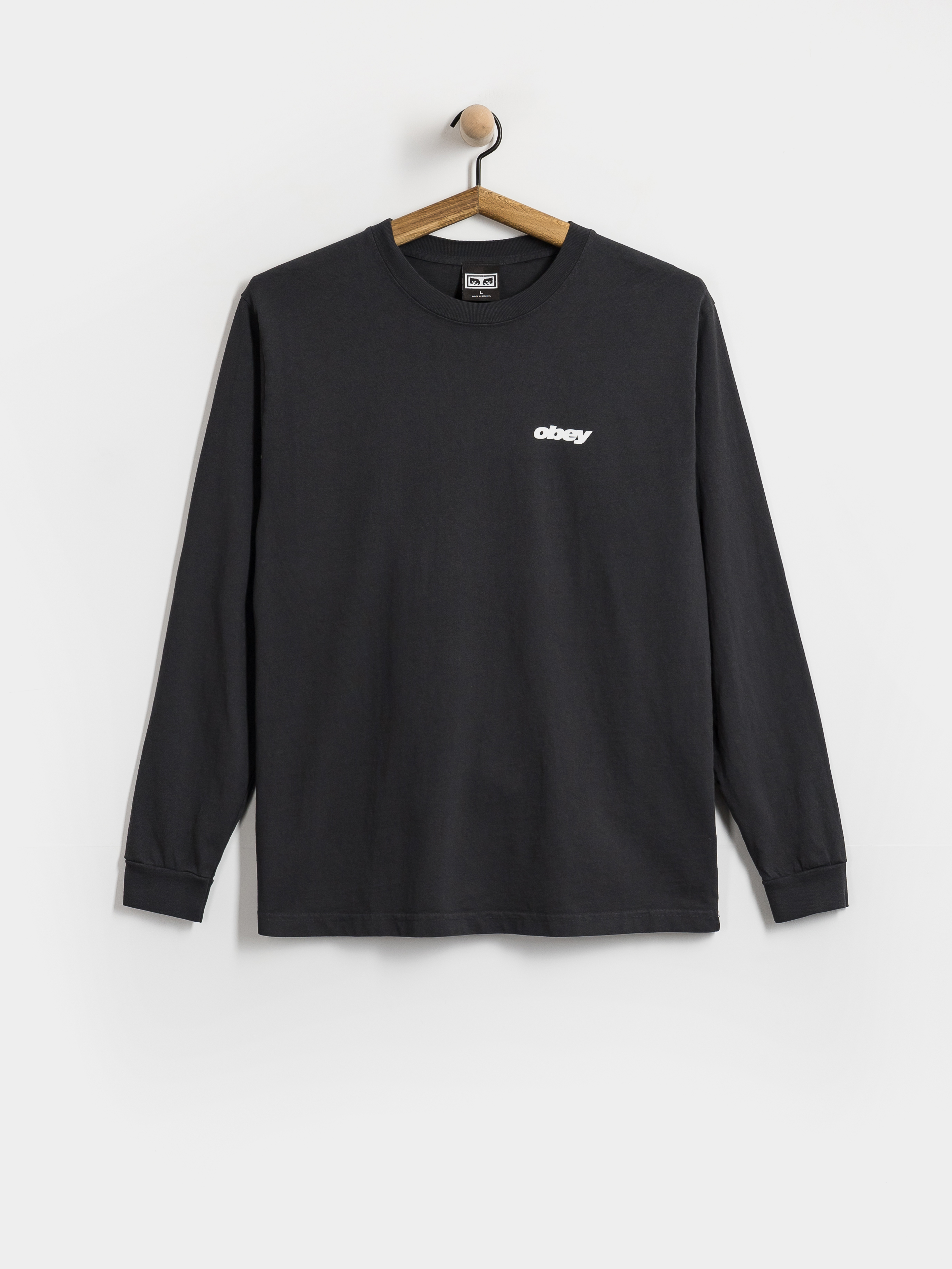 Блуза OBEY Vhs (pigment true vintage black)