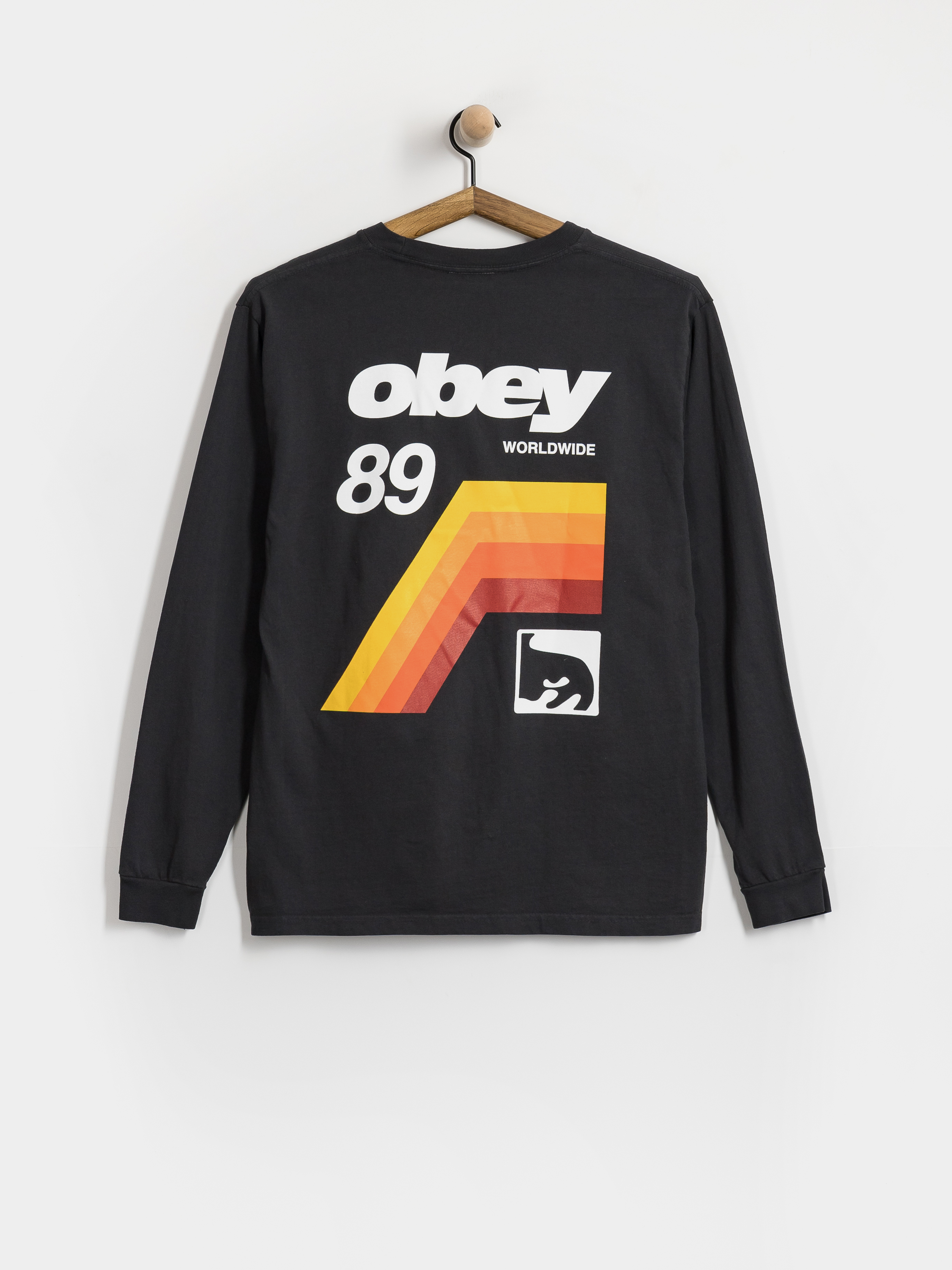 Блуза OBEY Vhs (pigment true vintage black)