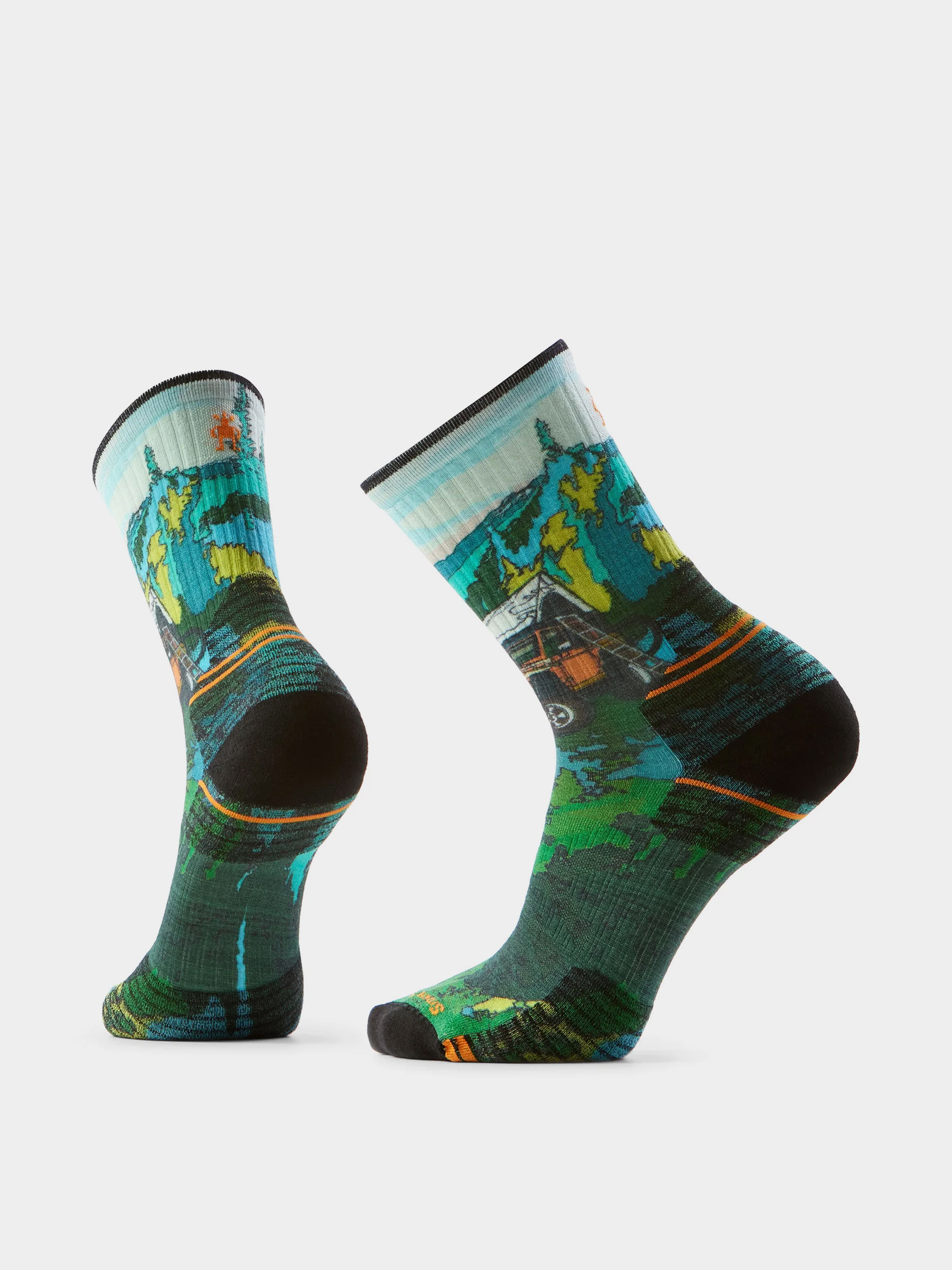 Чорапи Smartwool Hike Targeted Cushion Trail Trekker Print