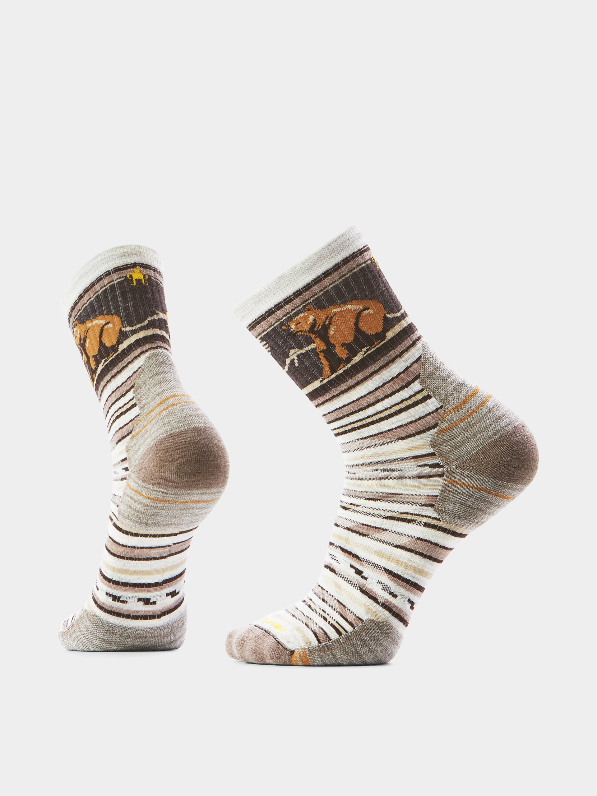 Чорапи Smartwool Hike Targeted Cushion Bear Stripe Mid