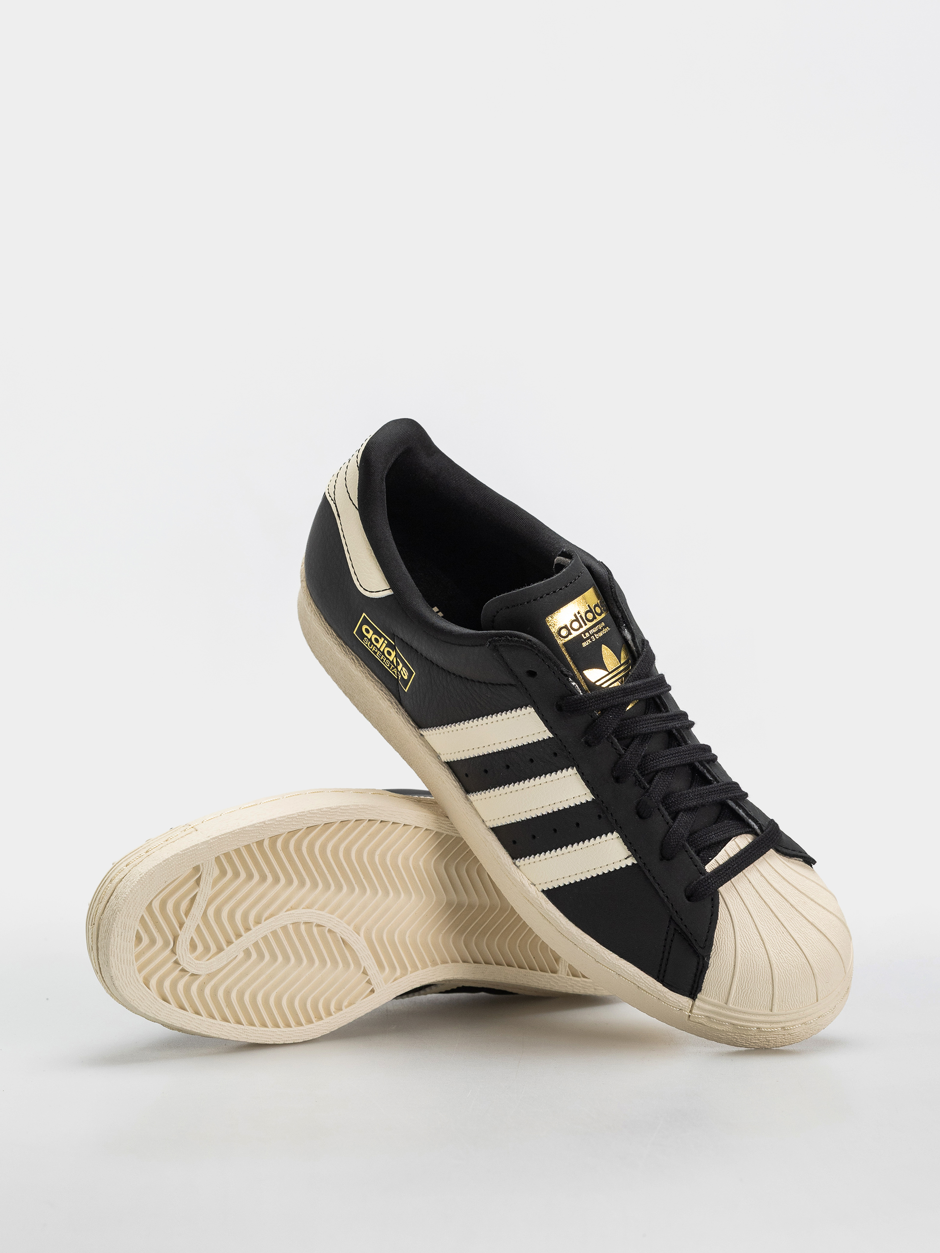 Обувки adidas Superstar 80 Adv (cblack/crewht/goldmt)